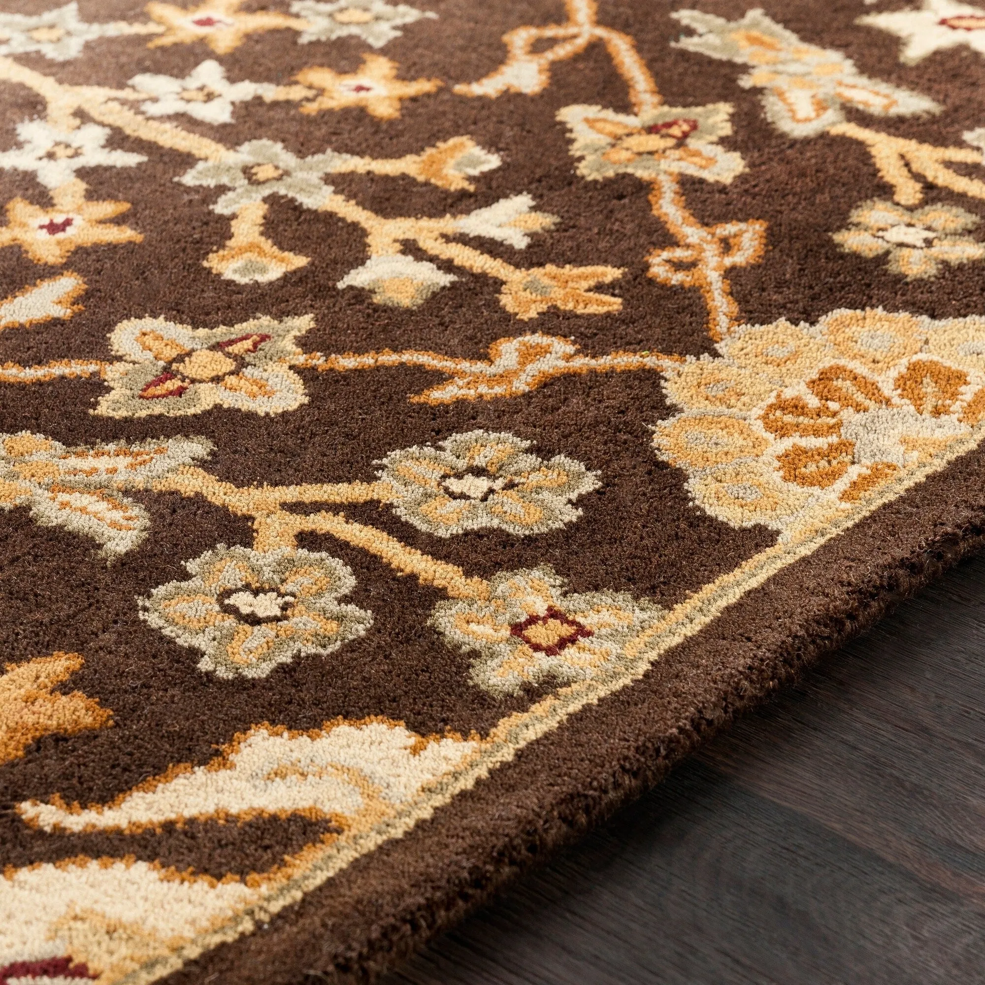 Hand-Tufted Amble Floral Wool Rug