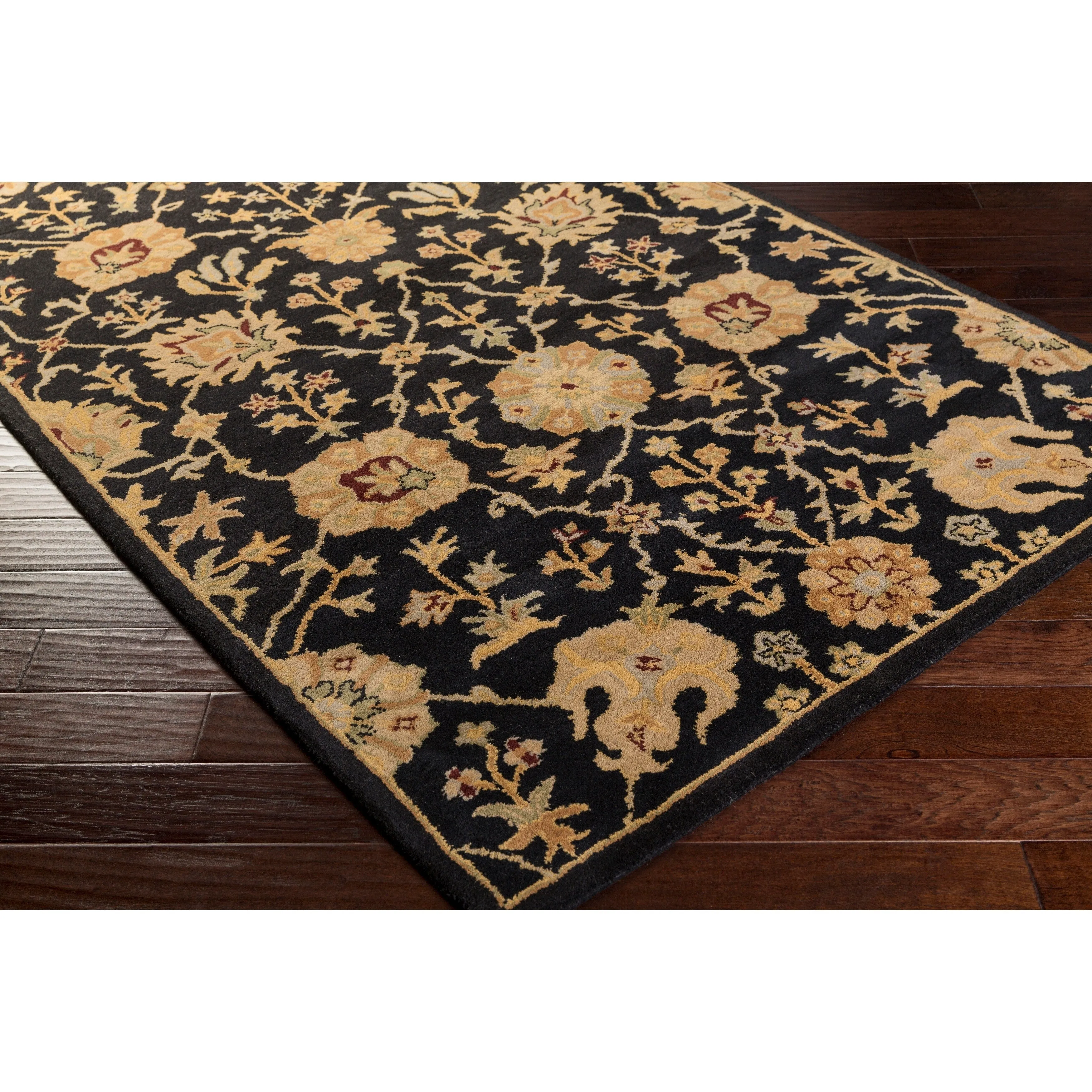 Hand-Tufted Amble Floral Wool Rug