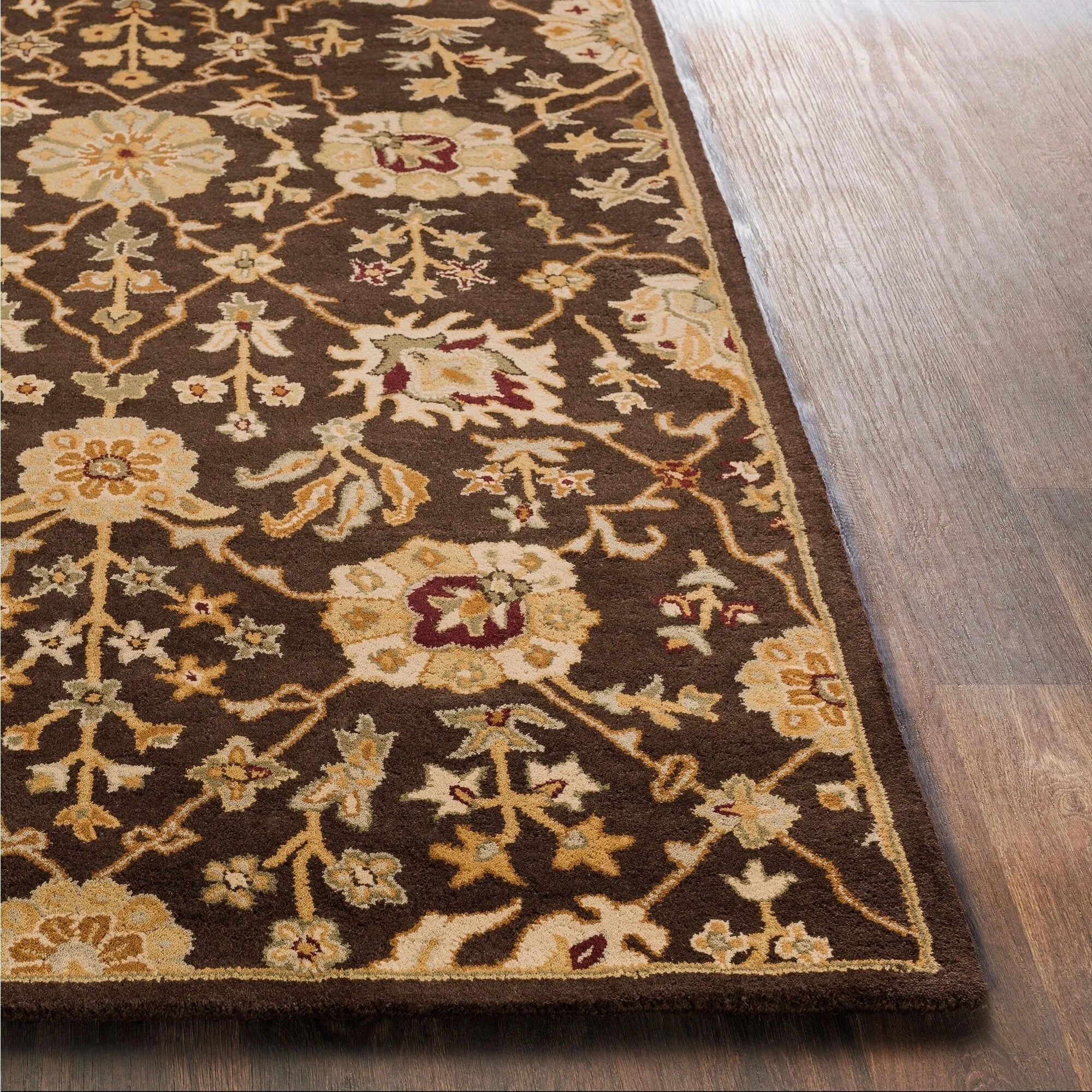Hand-Tufted Amble Floral Wool Rug