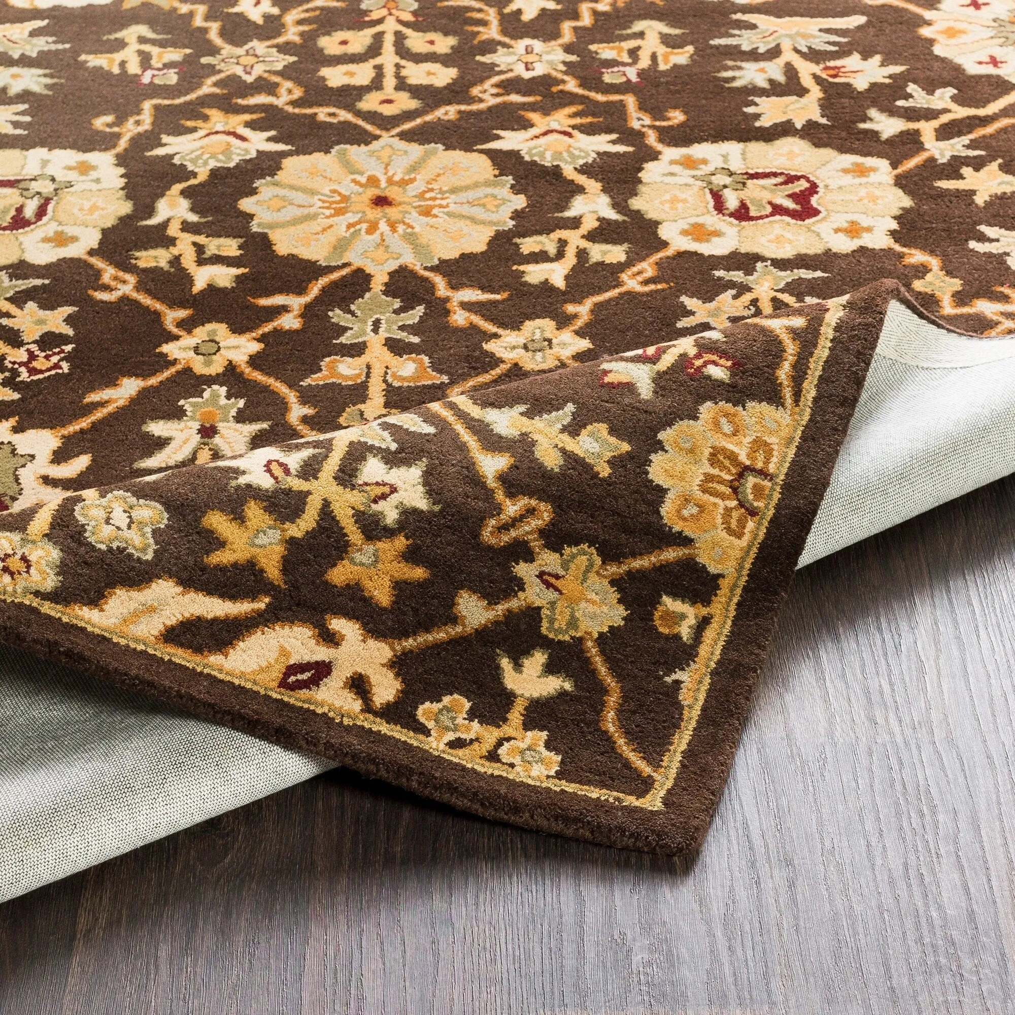 Hand-Tufted Amble Floral Wool Rug