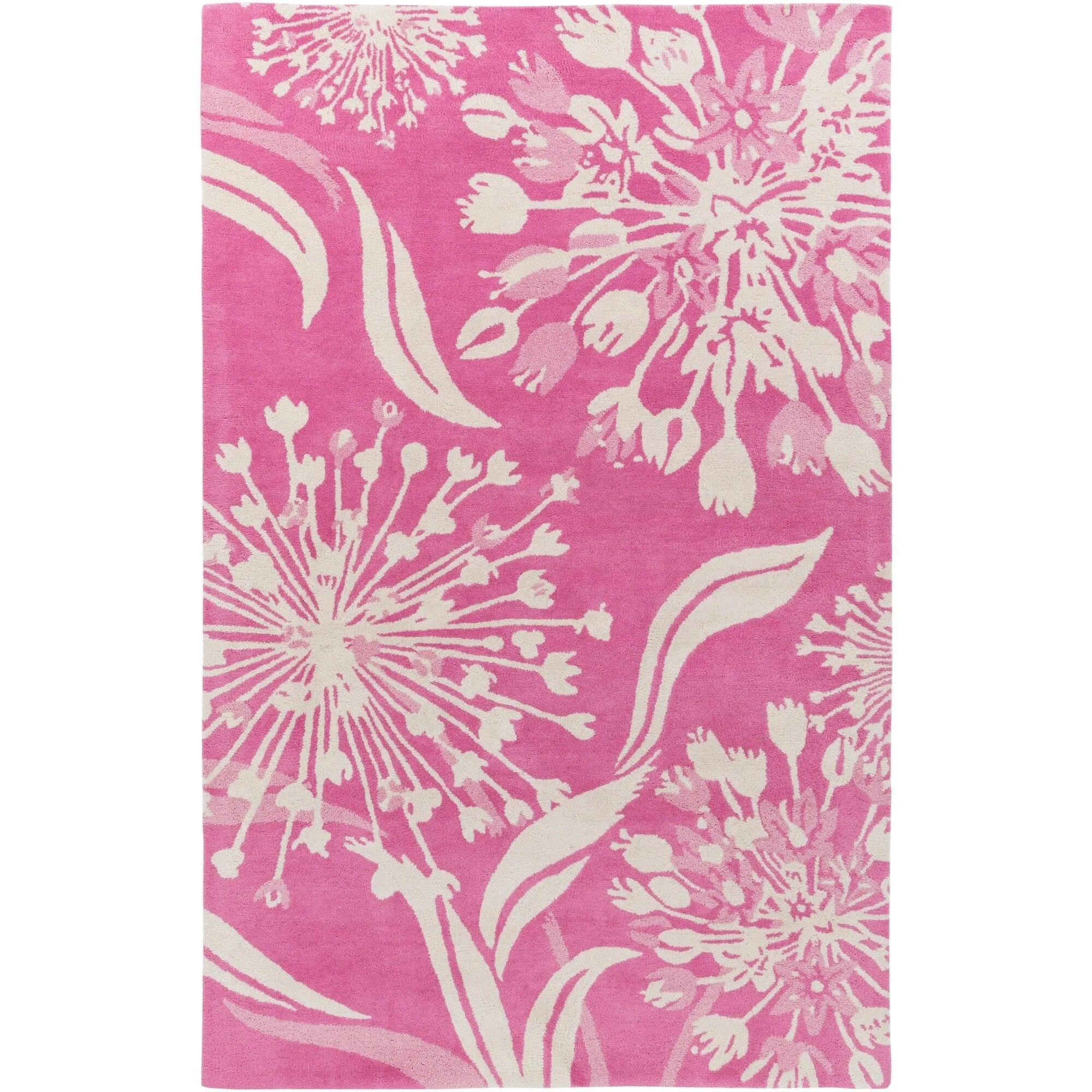 Hand-tufted Bobbie Floral Indoor Area Rug
