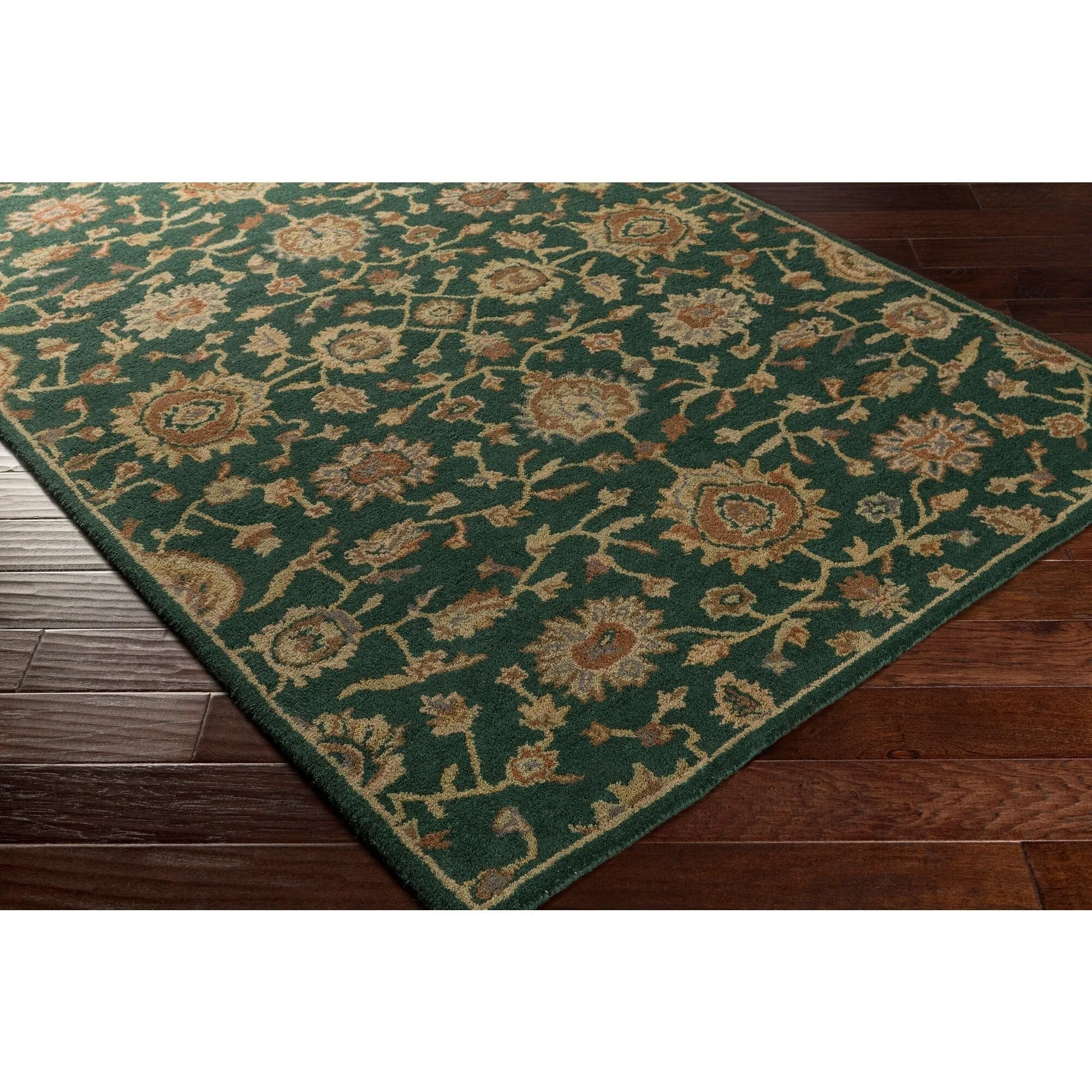 Hand-Tufted Calne Floral Wool Rug