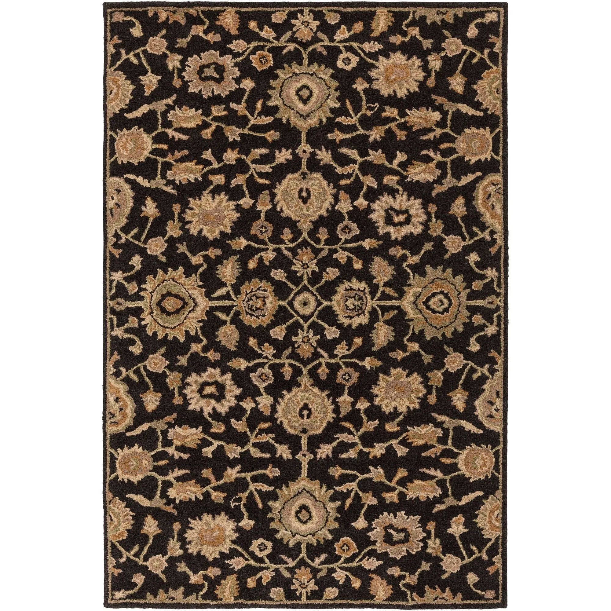 Hand-Tufted Calne Floral Wool Rug
