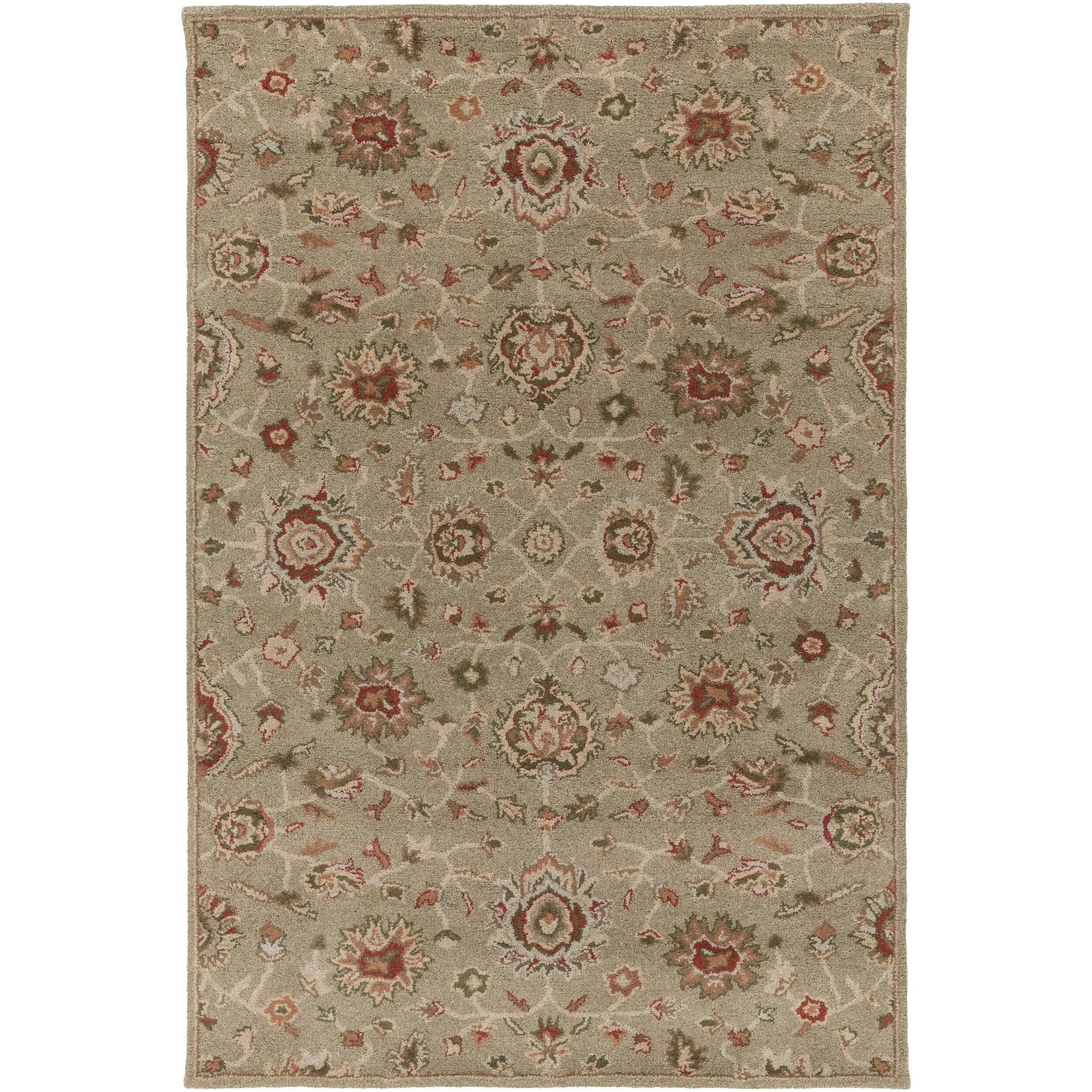 Hand-Tufted Calne Floral Wool Rug