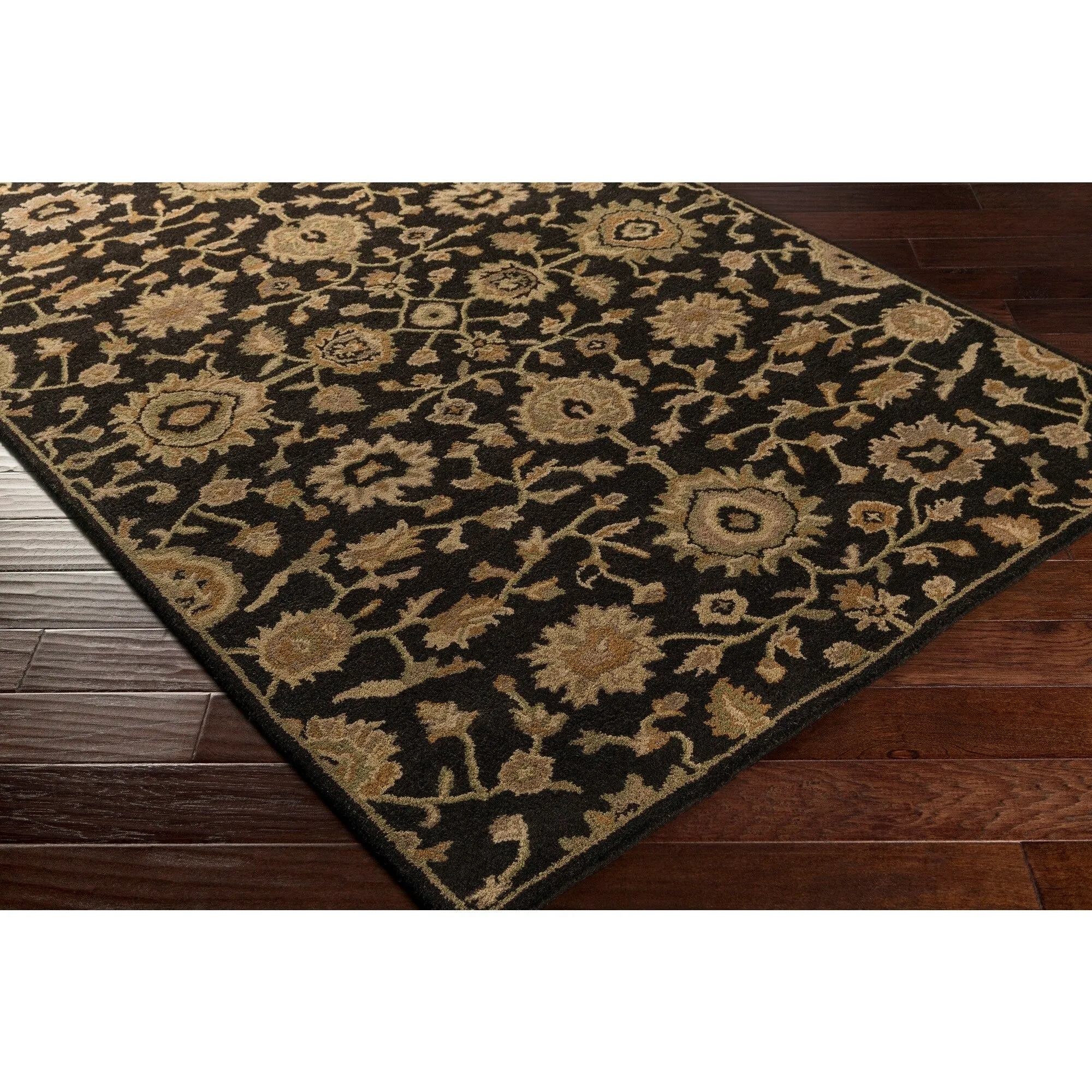 Hand-Tufted Calne Floral Wool Rug