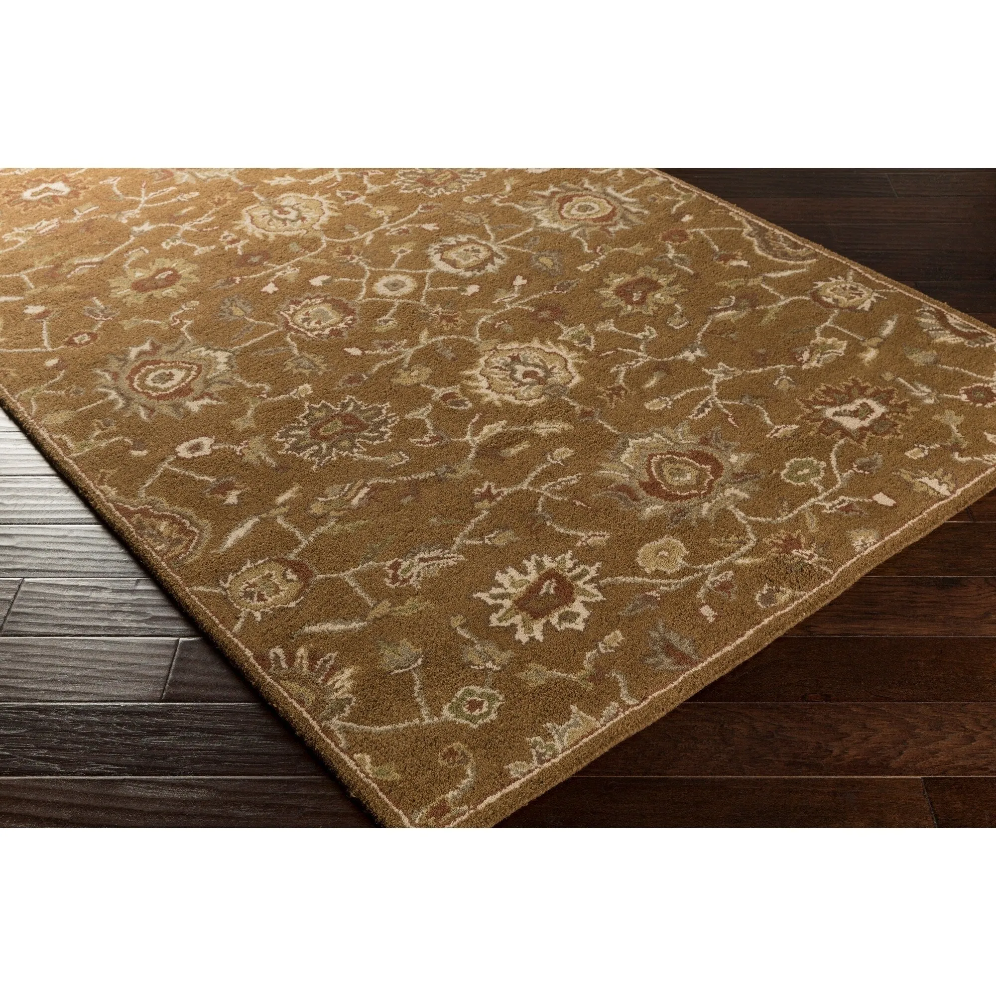 Hand-Tufted Calne Floral Wool Rug
