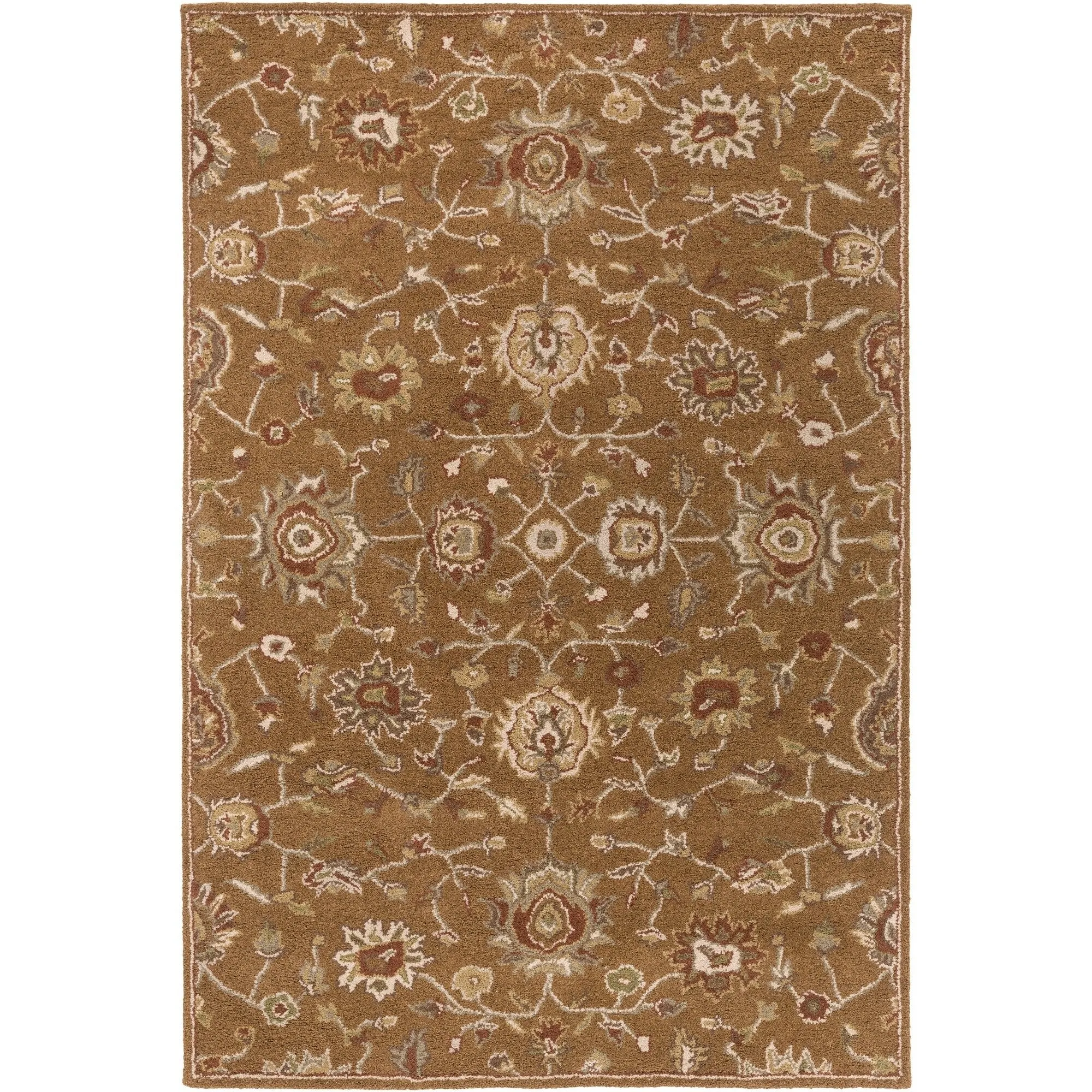 Hand-Tufted Calne Floral Wool Rug