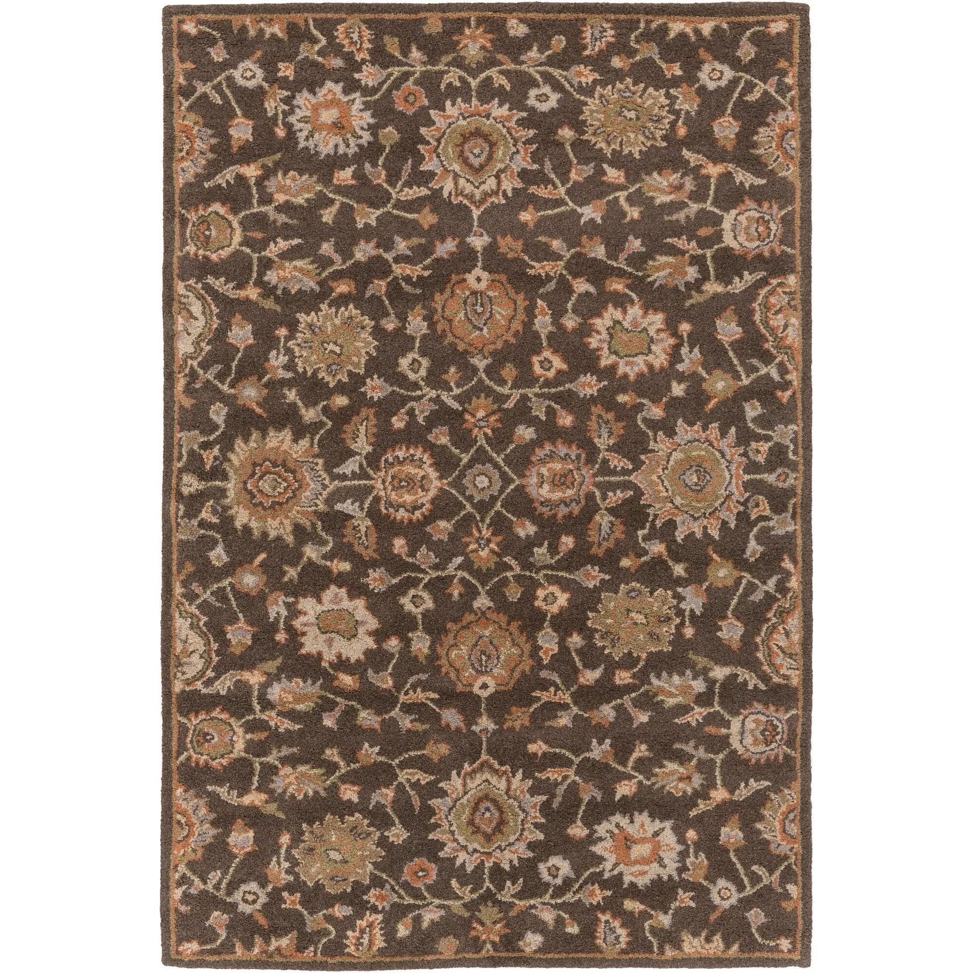 Hand-Tufted Calne Floral Wool Rug