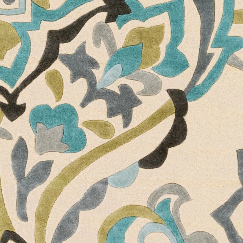 Hand-tufted Floral Contemporary Accent Area Rug