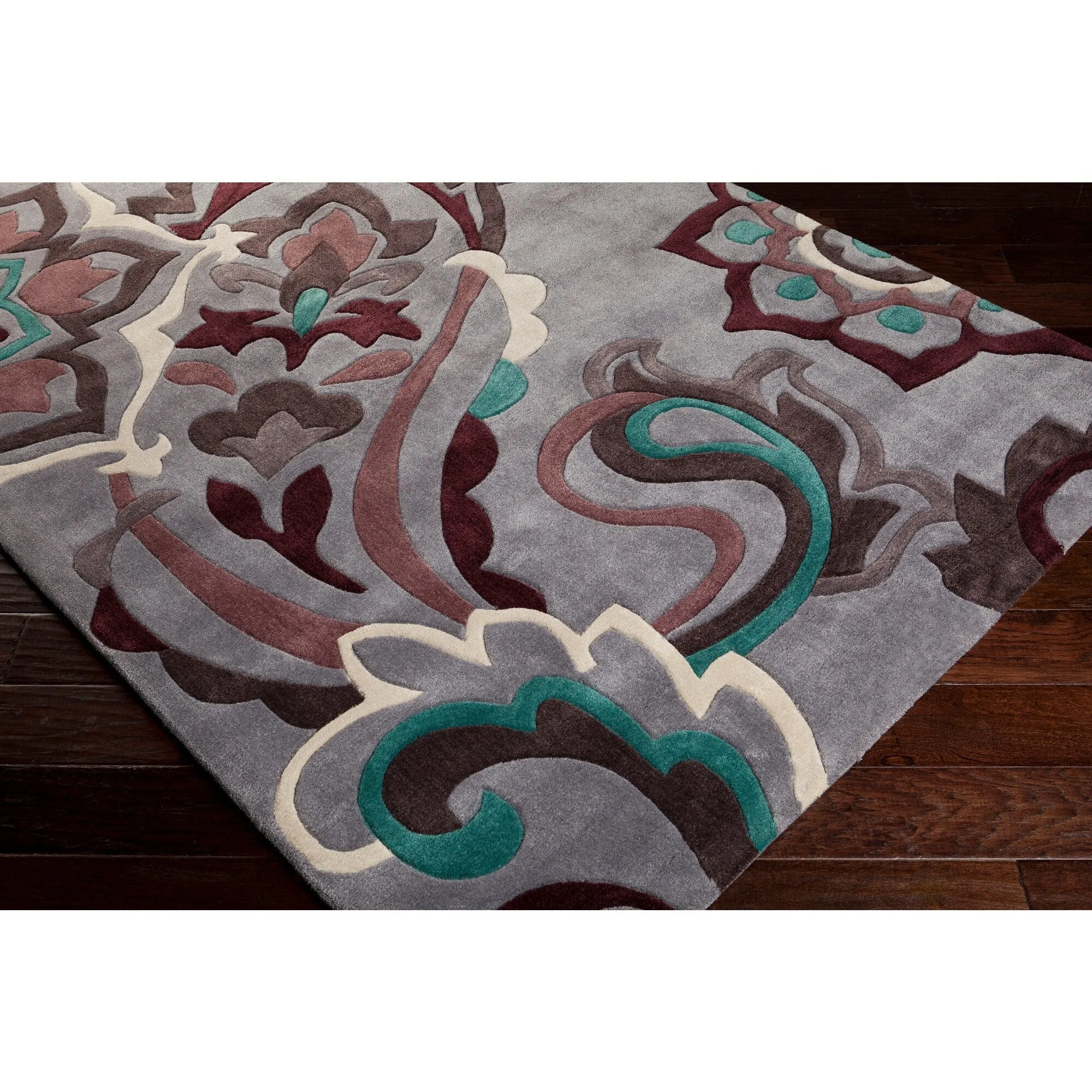 Hand-tufted Floral Contemporary Accent Area Rug