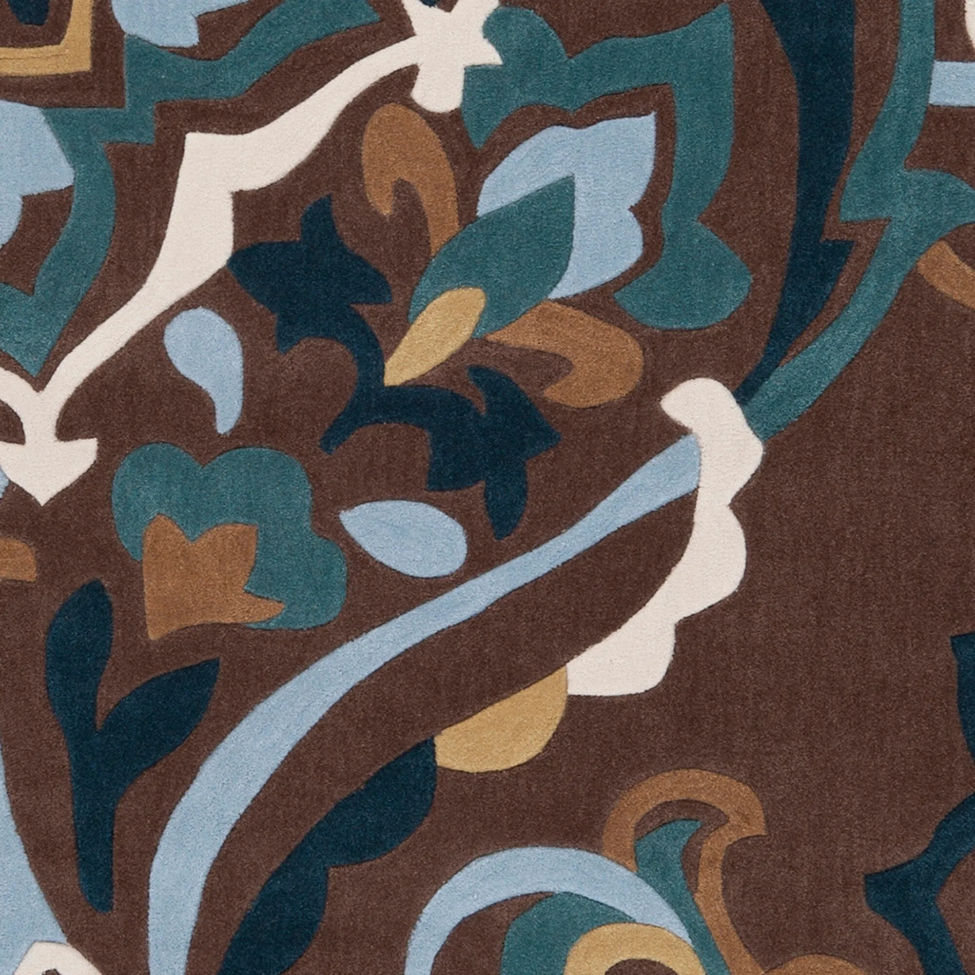 Hand-tufted Floral Contemporary Accent Area Rug