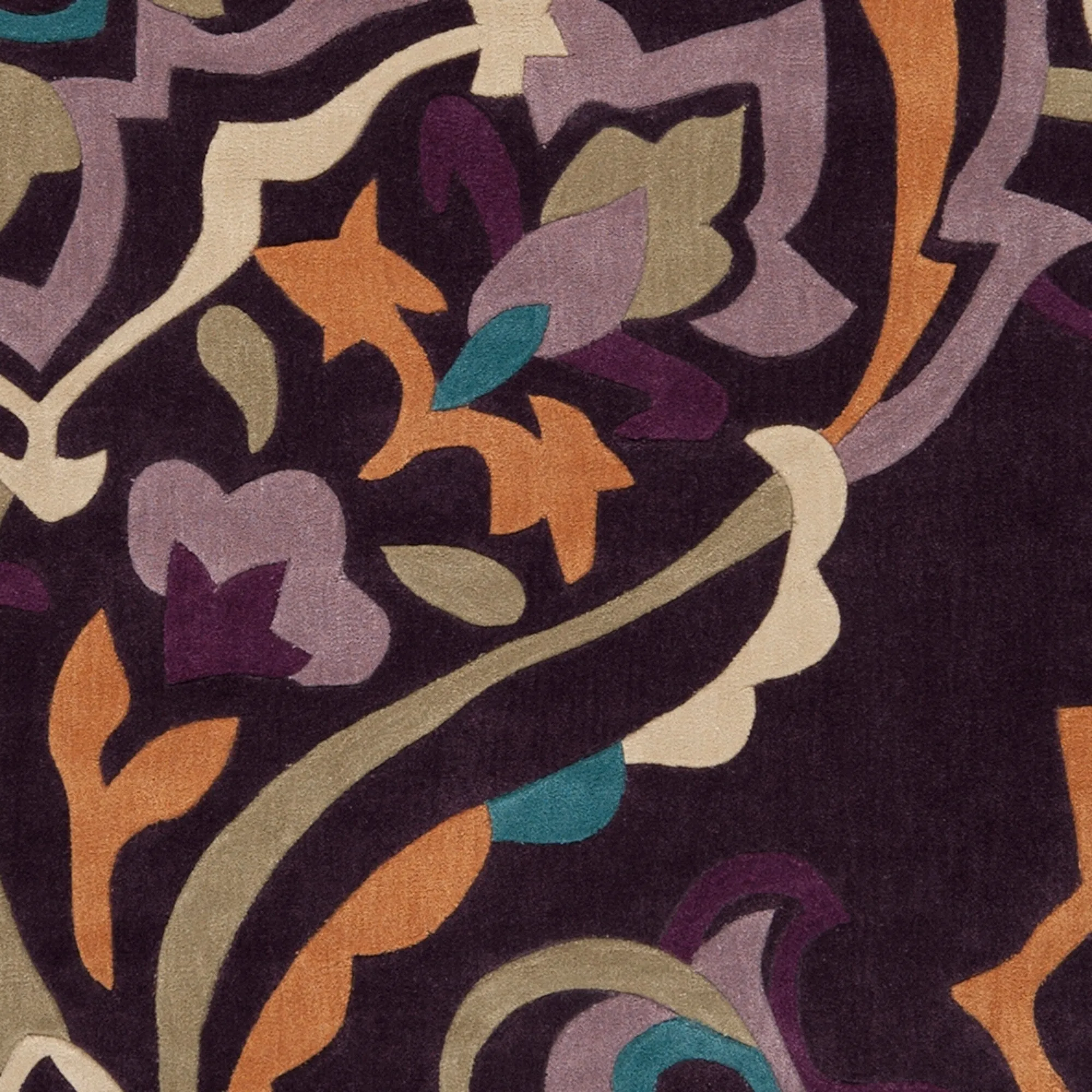 Hand-tufted Floral Contemporary Accent Area Rug