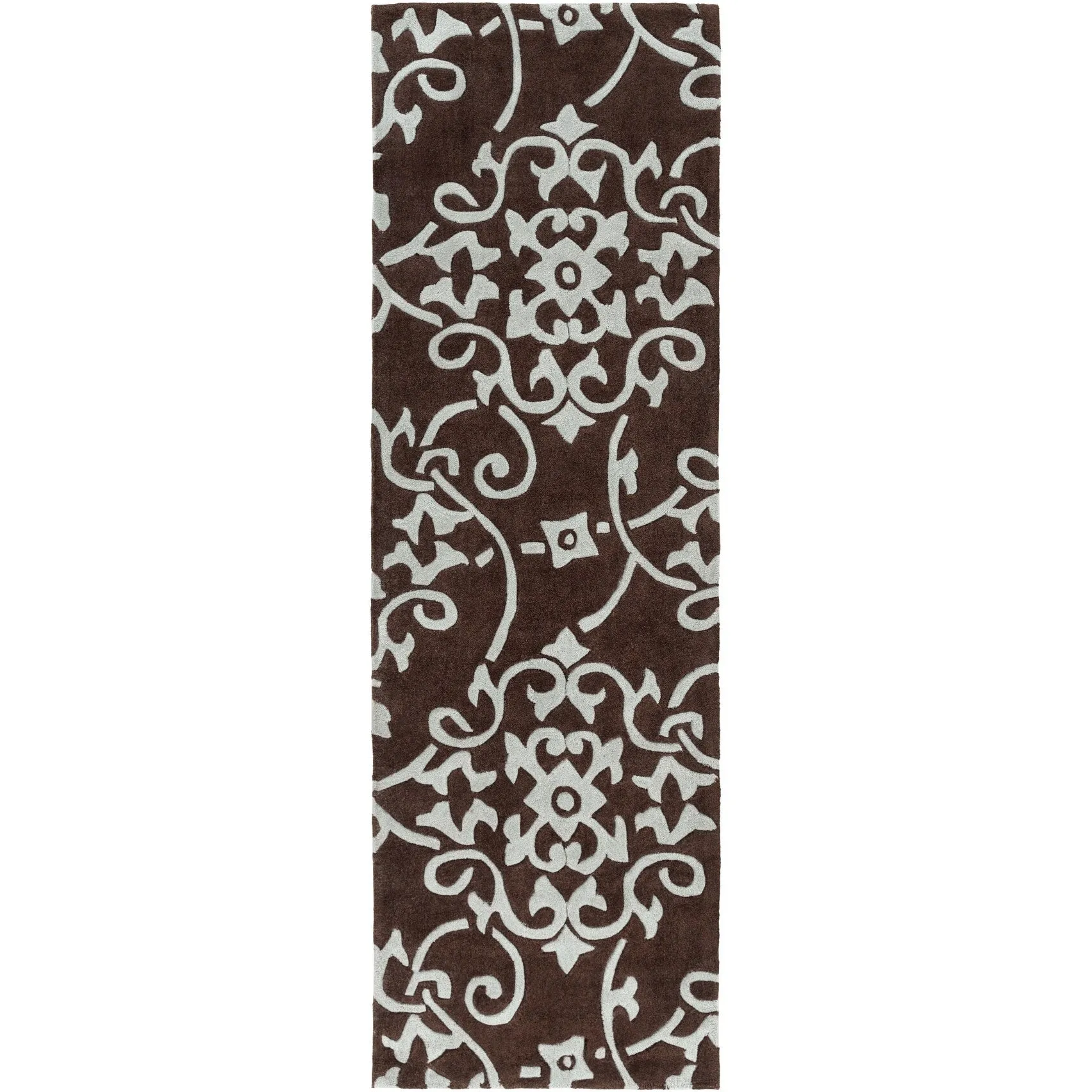 Hand-tufted Floral Contemporary Runner Area Rug