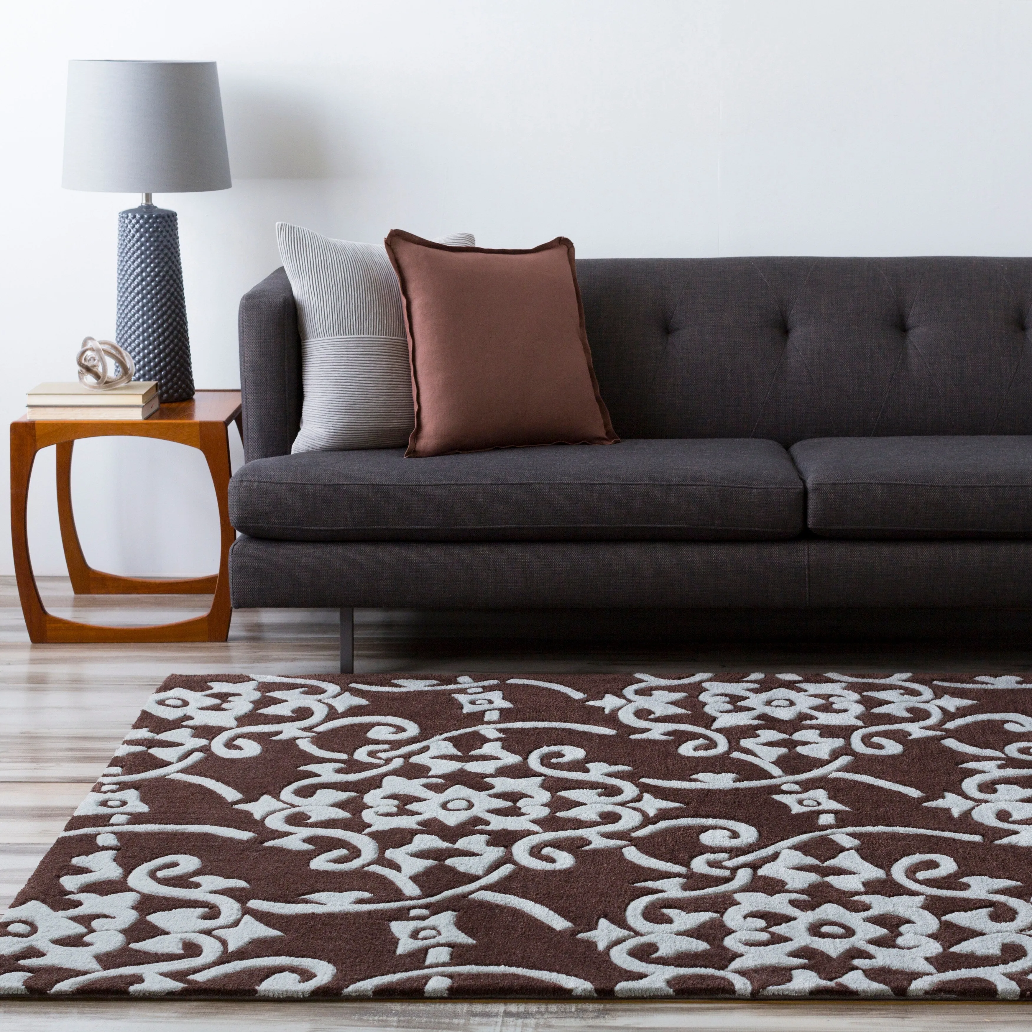 Hand-tufted Floral Contemporary Runner Area Rug