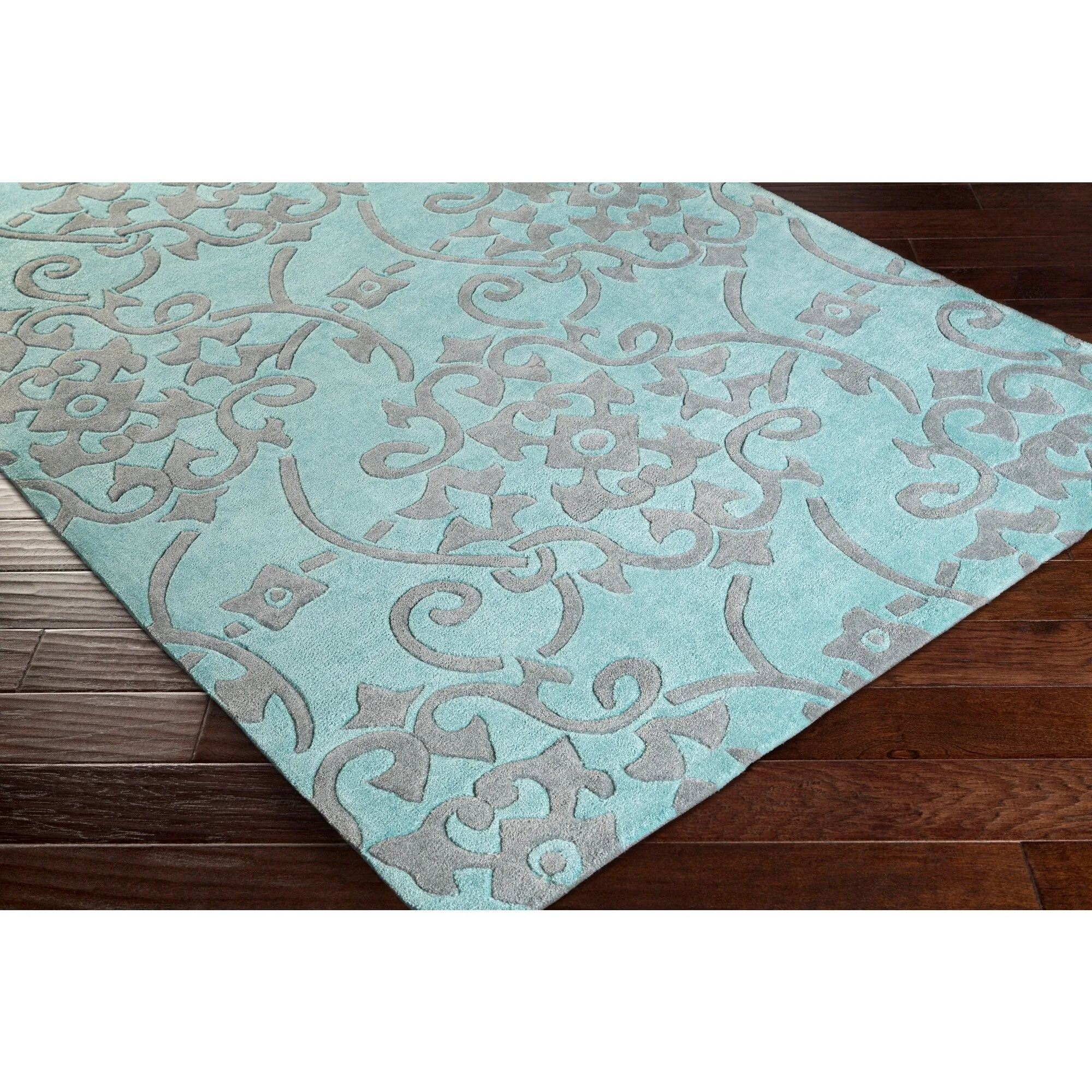 Hand-tufted Floral Contemporary Runner Area Rug