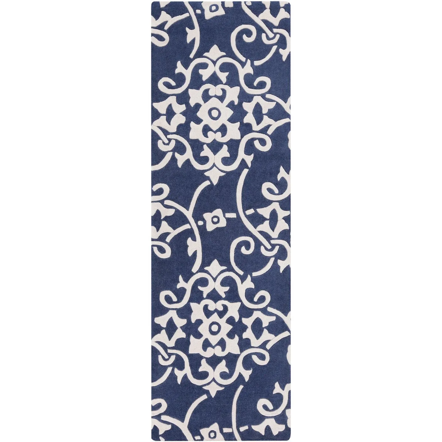 Hand-tufted Floral Contemporary Runner Area Rug