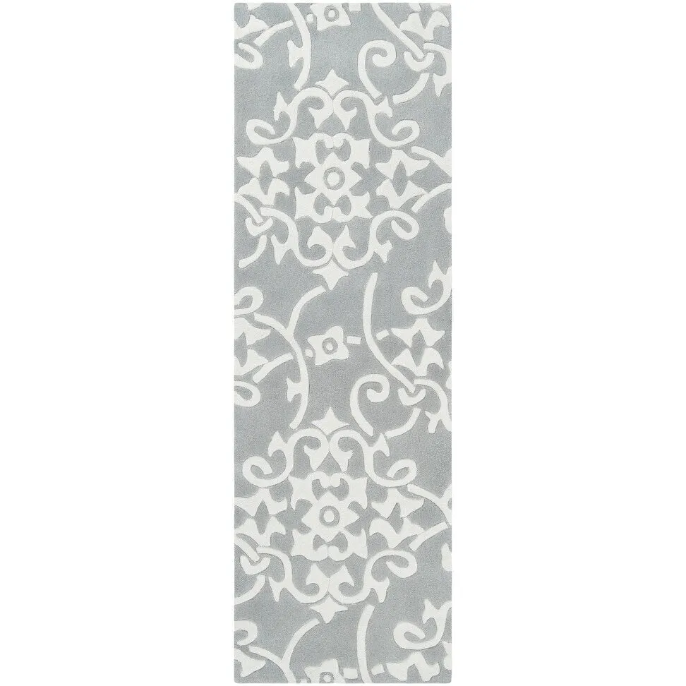 Hand-tufted Floral Contemporary Runner Area Rug
