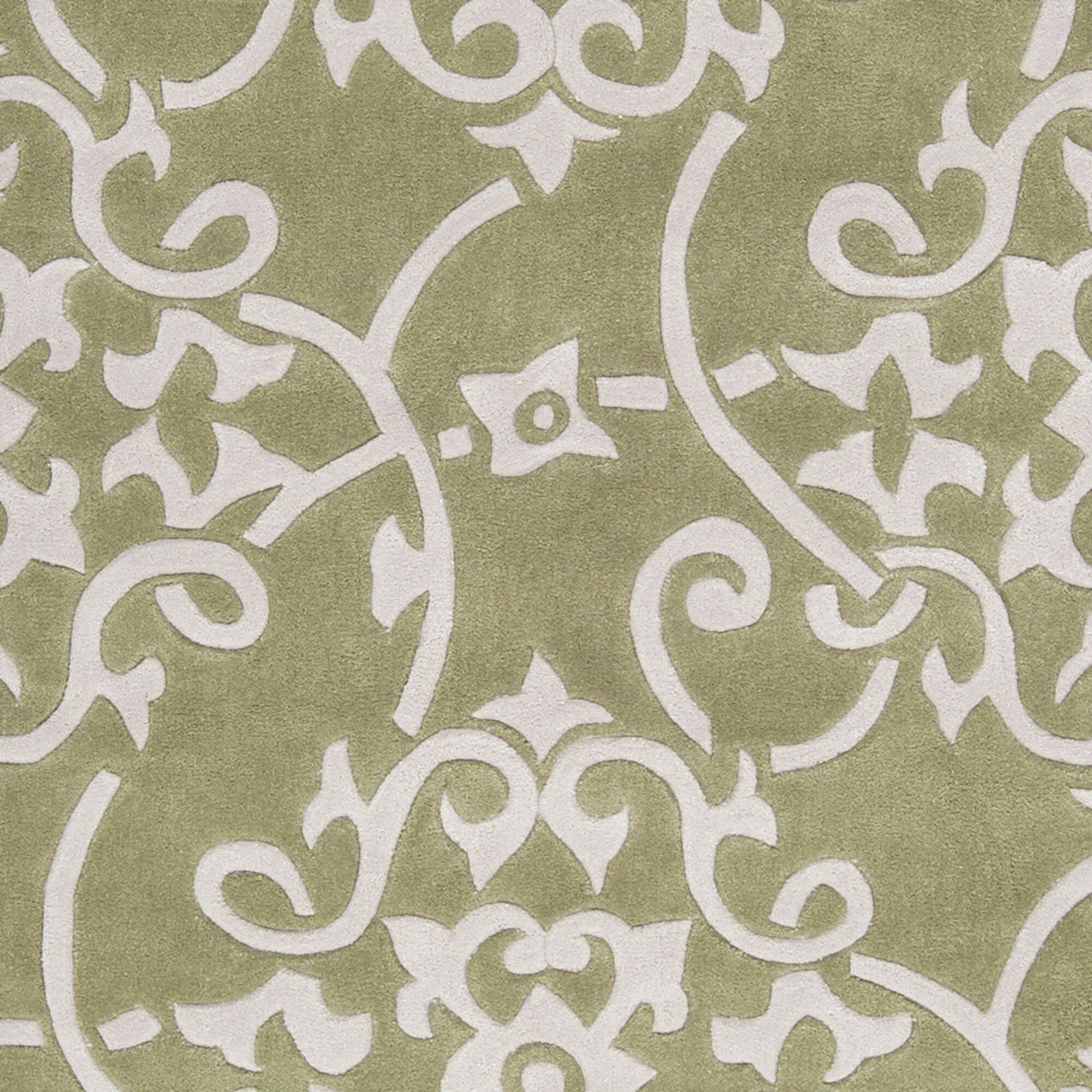 Hand-tufted Floral Contemporary Runner Area Rug