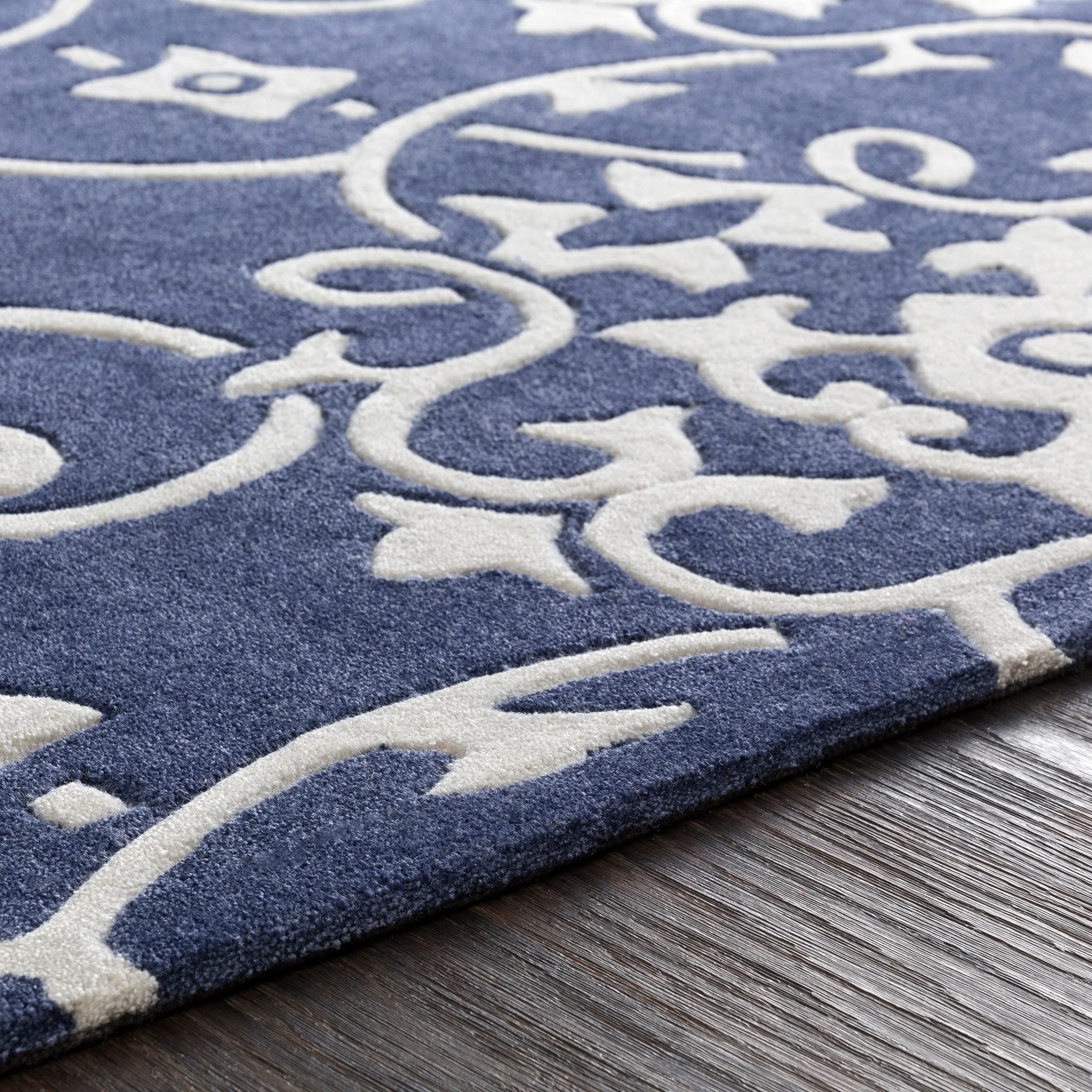 Hand-tufted Floral Contemporary Runner Area Rug