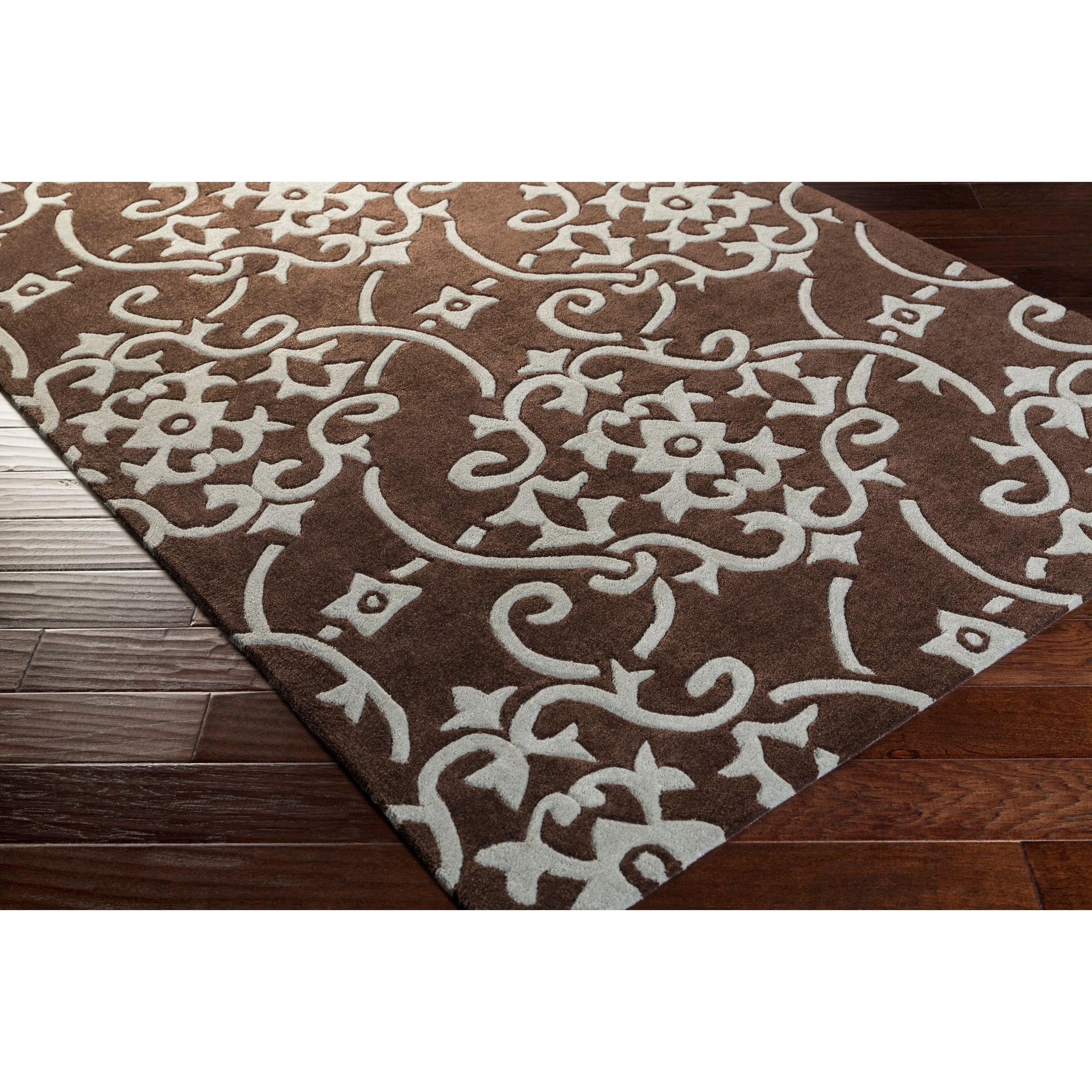 Hand-tufted Floral Contemporary Runner Area Rug