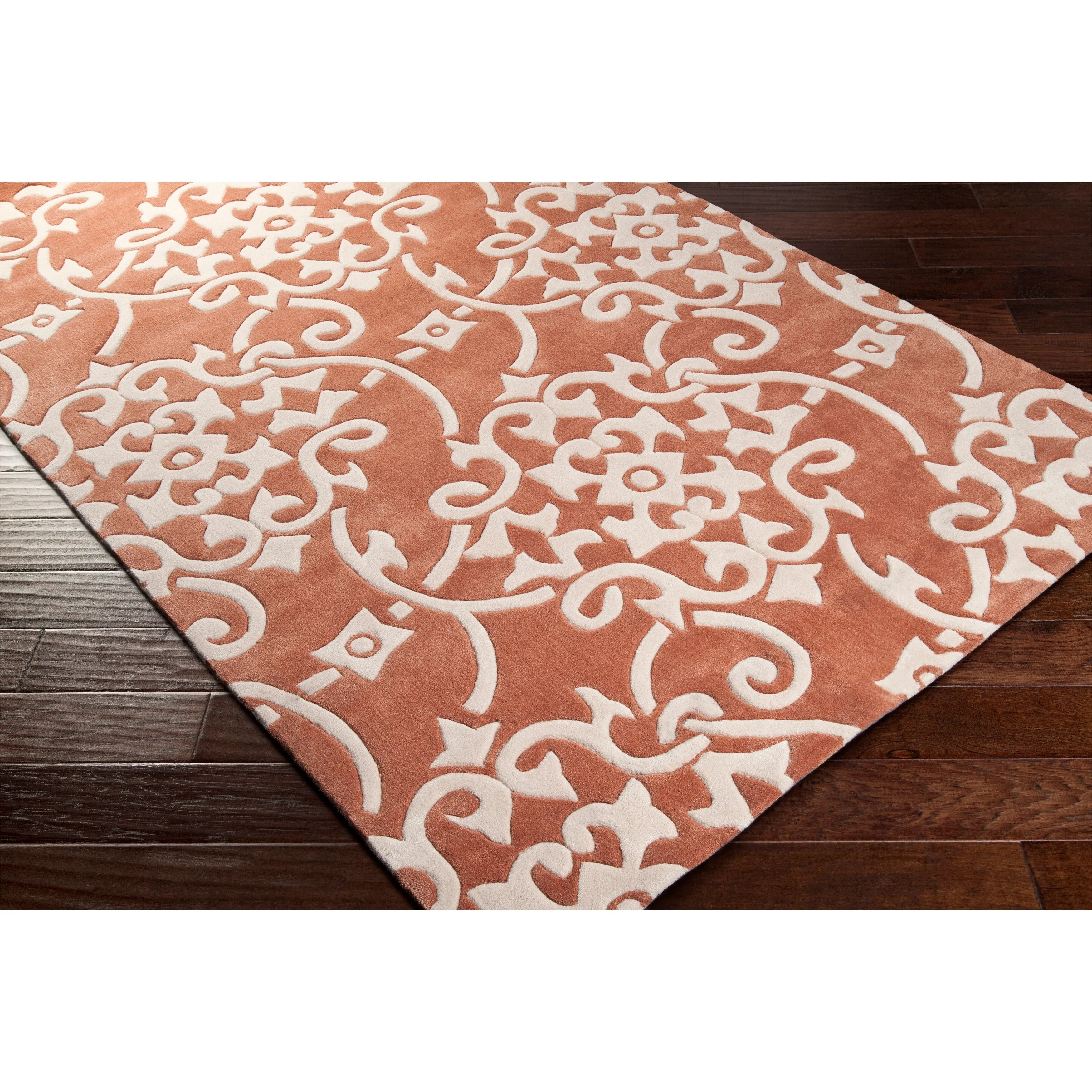 Hand-tufted Floral Contemporary Runner Area Rug