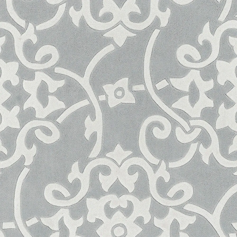 Hand-tufted Floral Contemporary Runner Area Rug