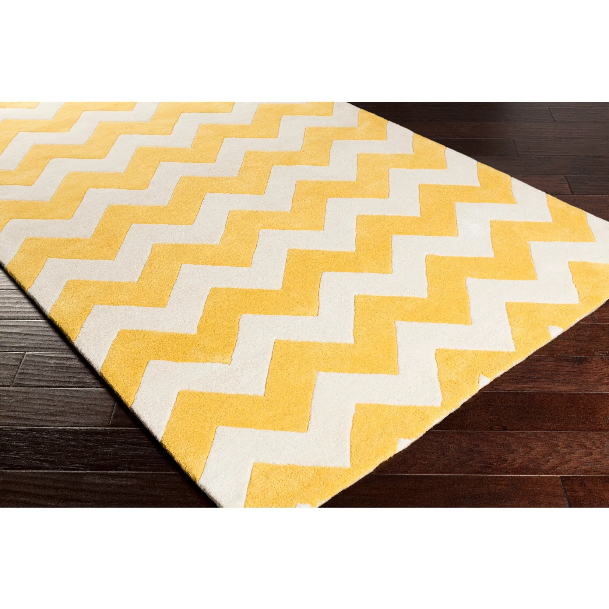 Hand-Tufted Luci Chevron Wool Rug