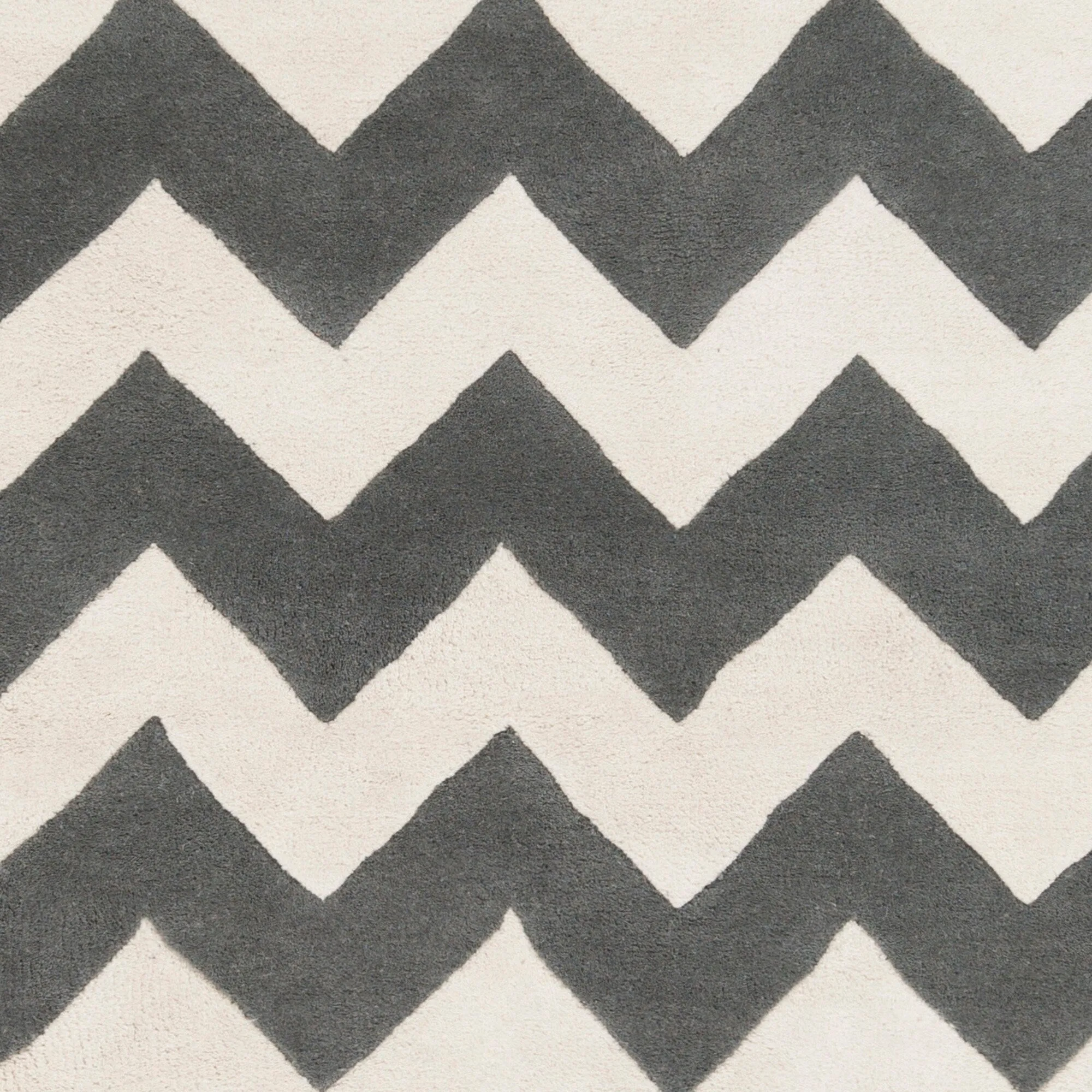Hand-Tufted Luci Chevron Wool Rug