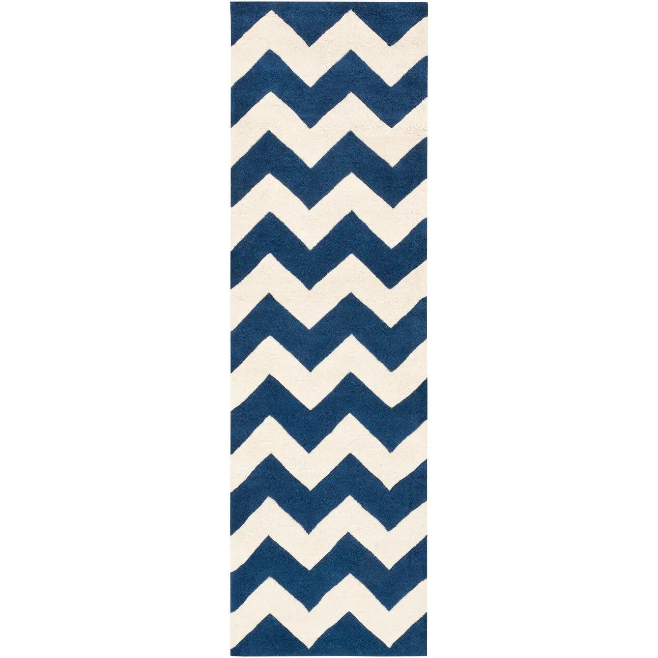 Hand-Tufted Luci Chevron Wool Rug