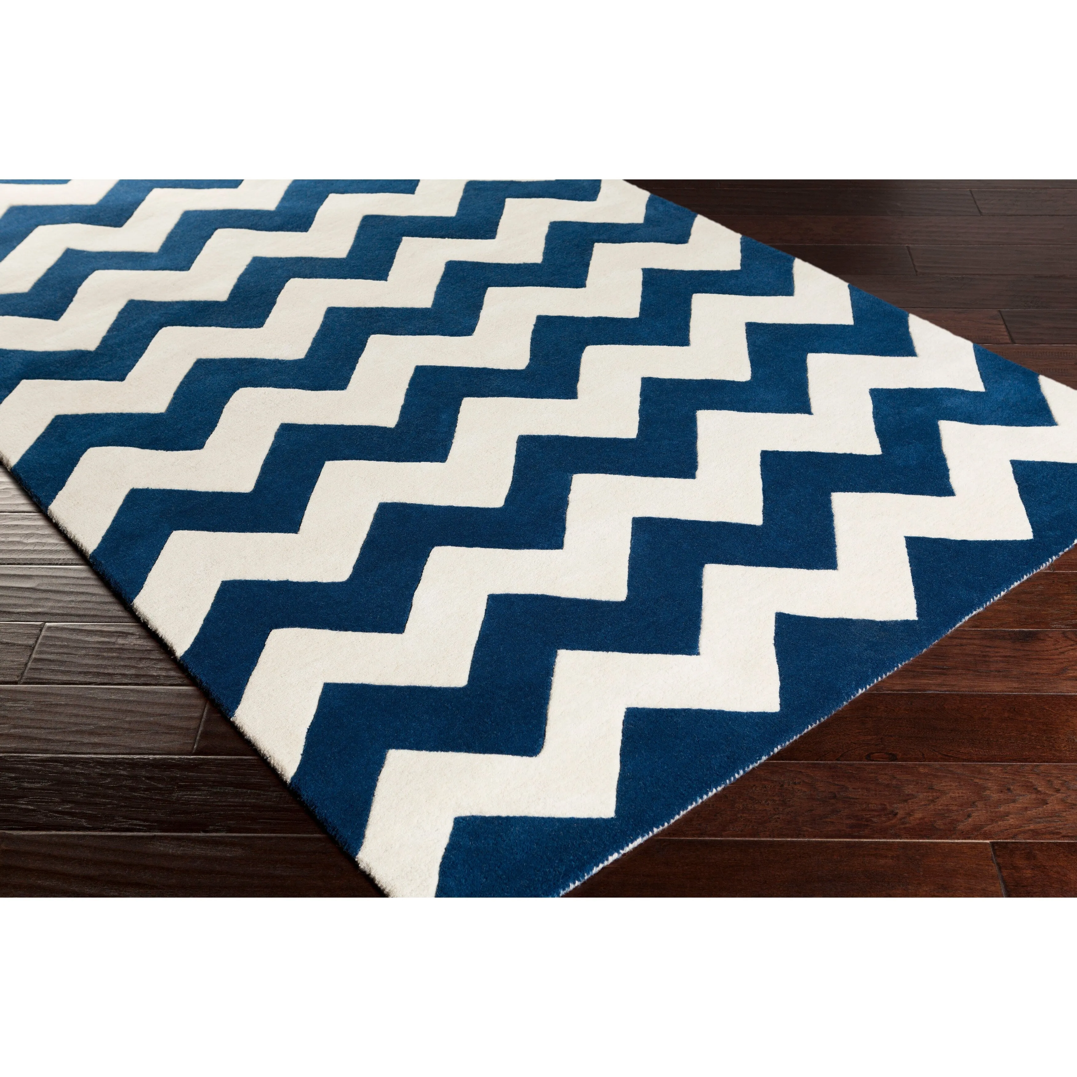 Hand-Tufted Luci Chevron Wool Rug