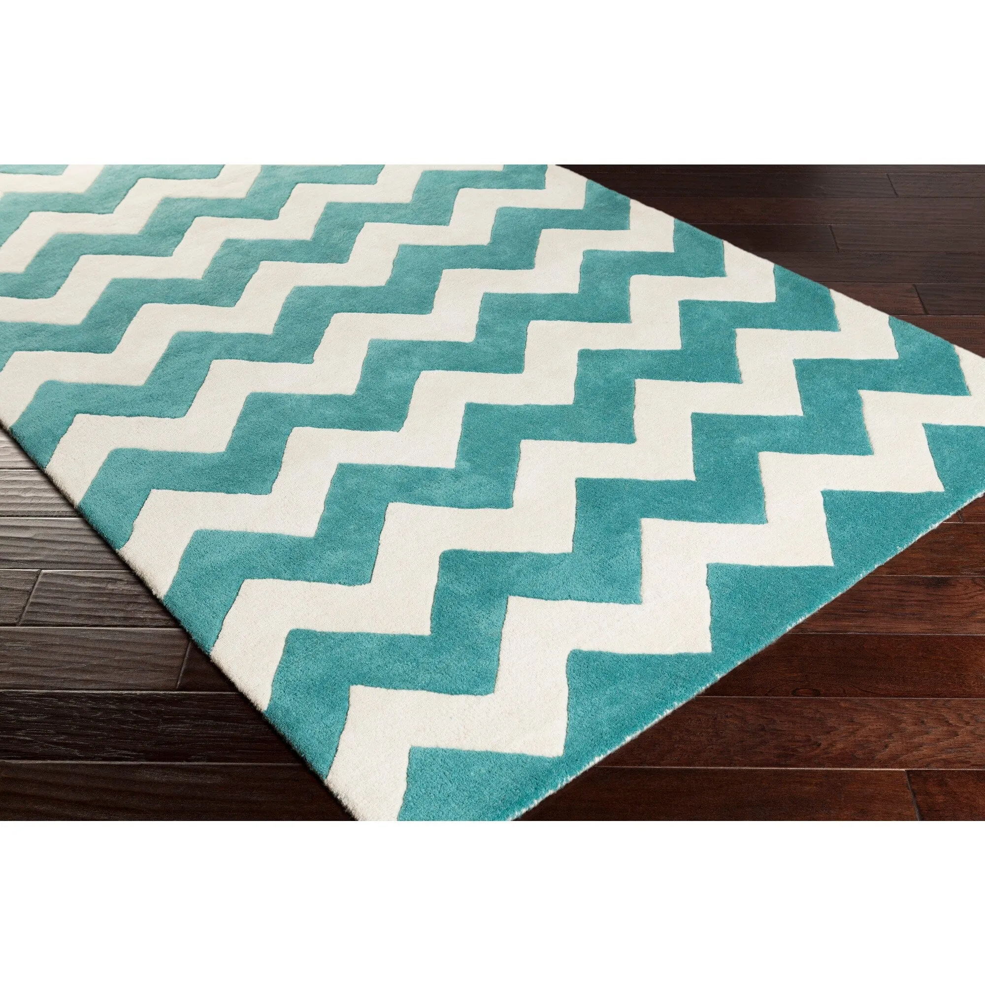 Hand-Tufted Luci Chevron Wool Rug
