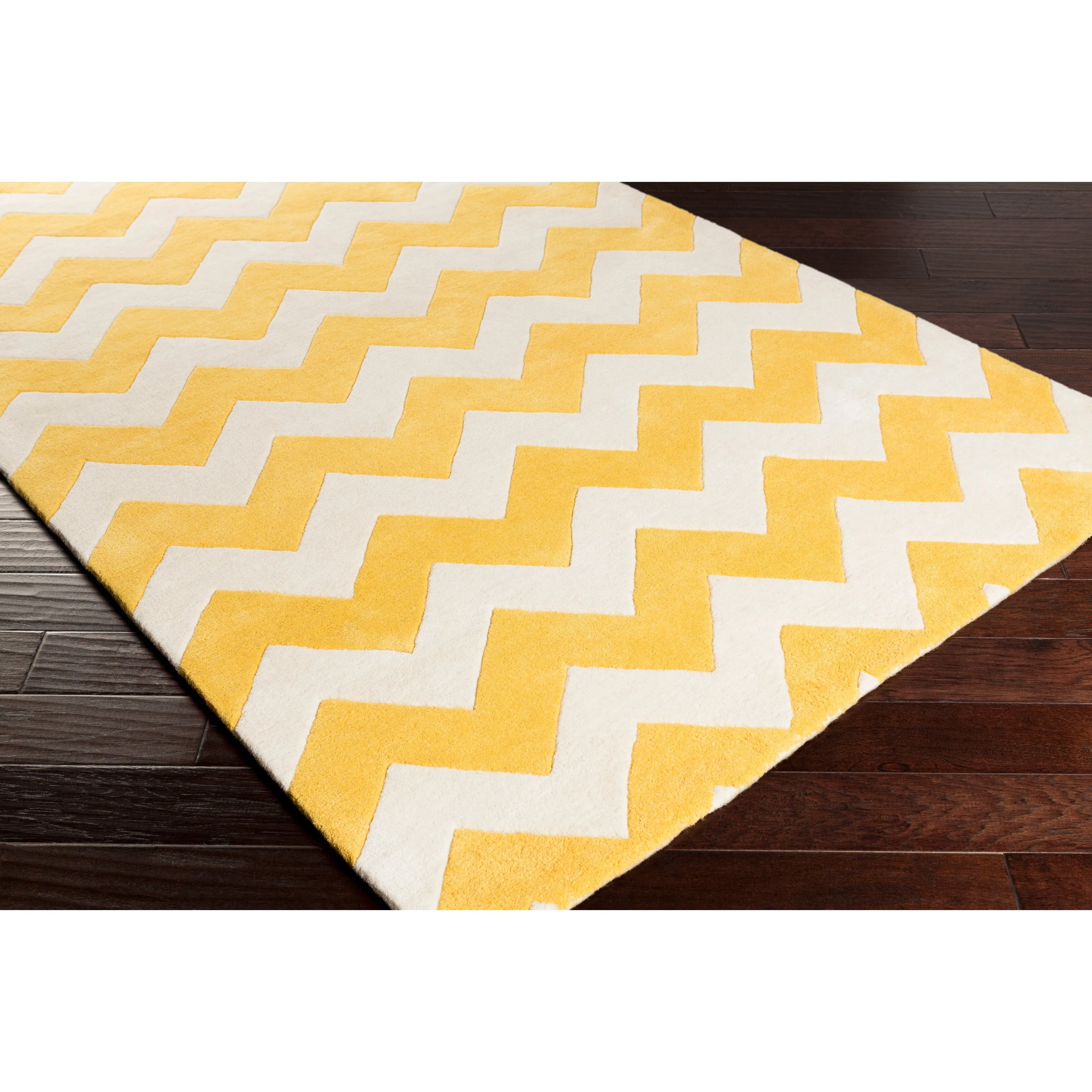 Hand-Tufted Luci Chevron Wool Rug