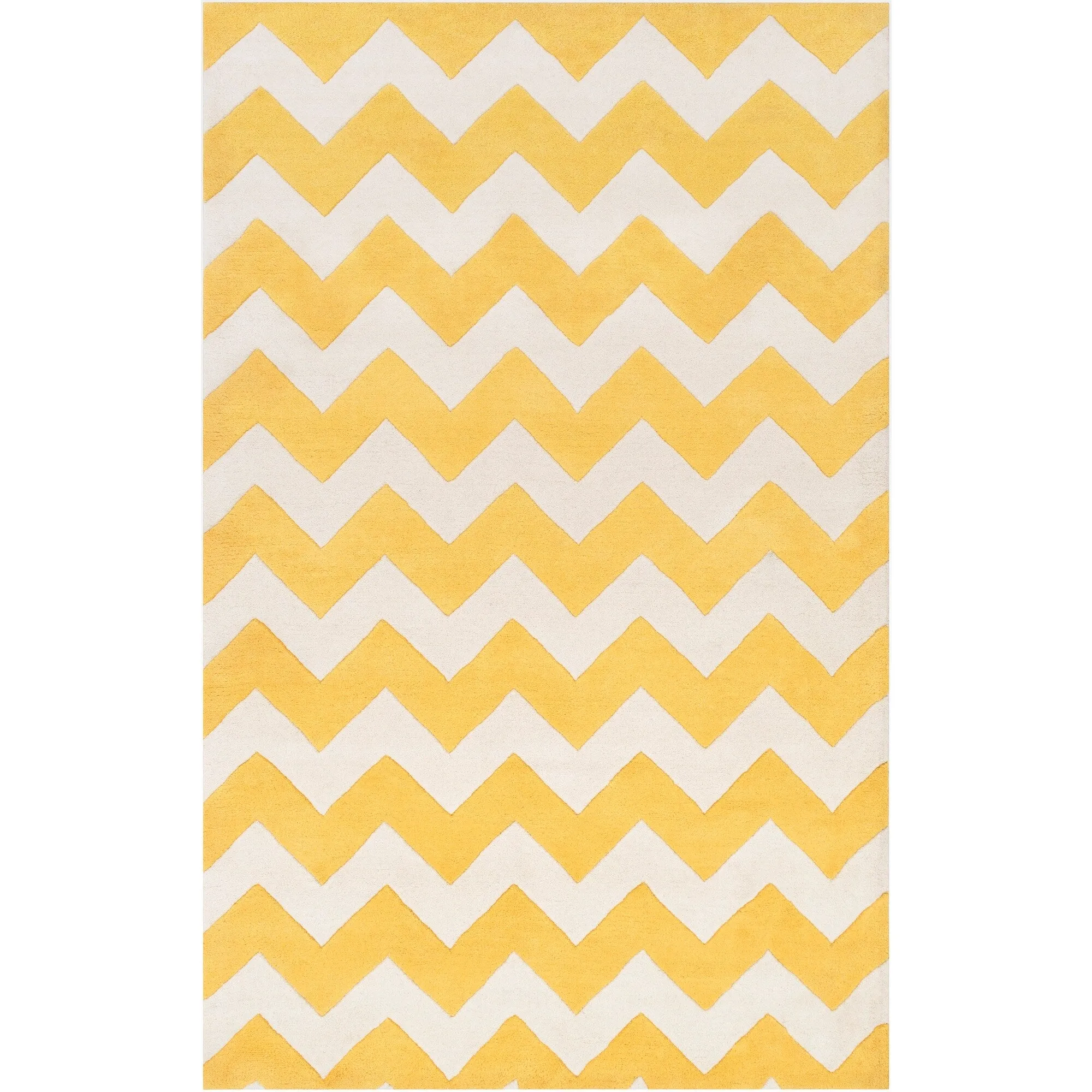 Hand-Tufted Luci Chevron Wool Rug