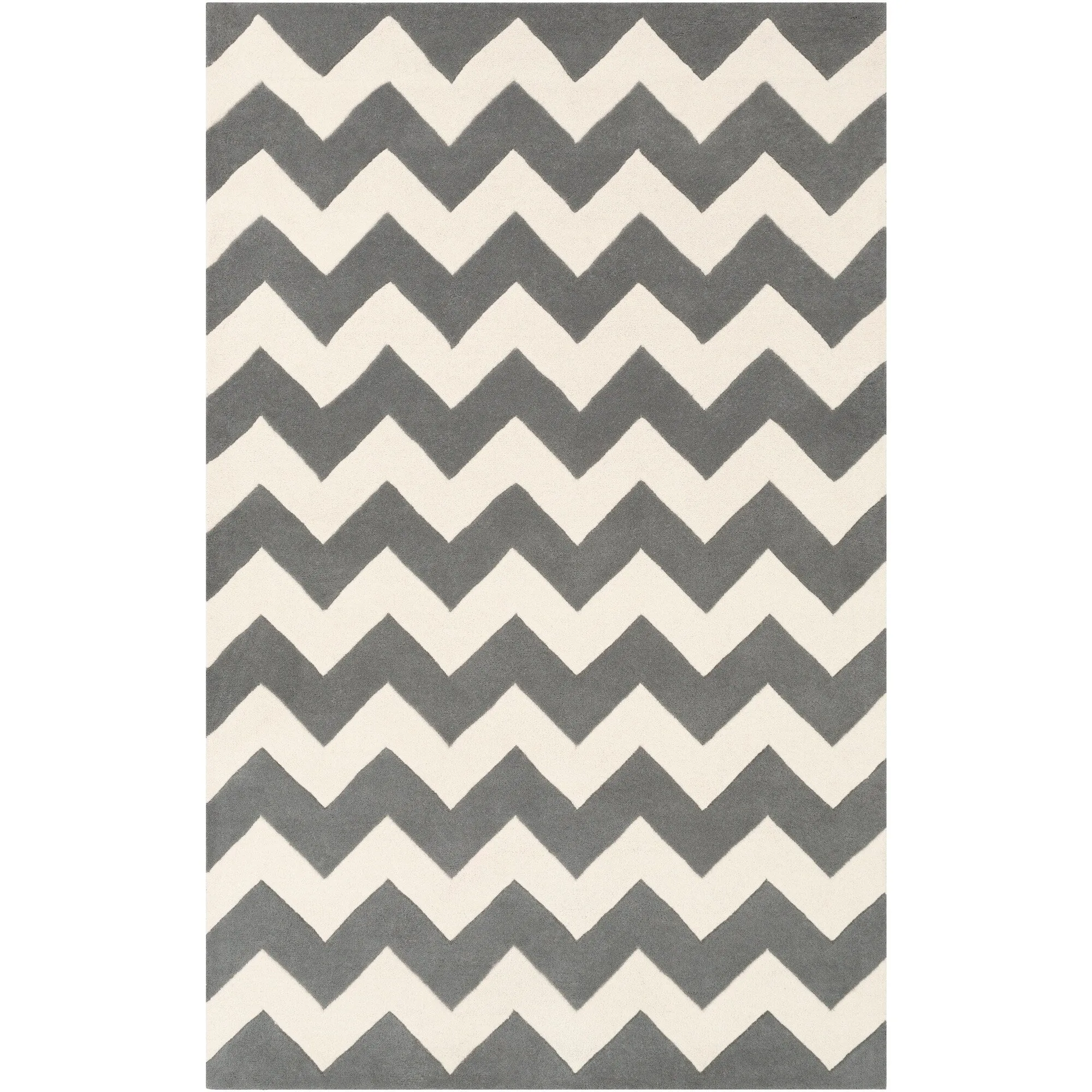 Hand-Tufted Luci Chevron Wool Rug