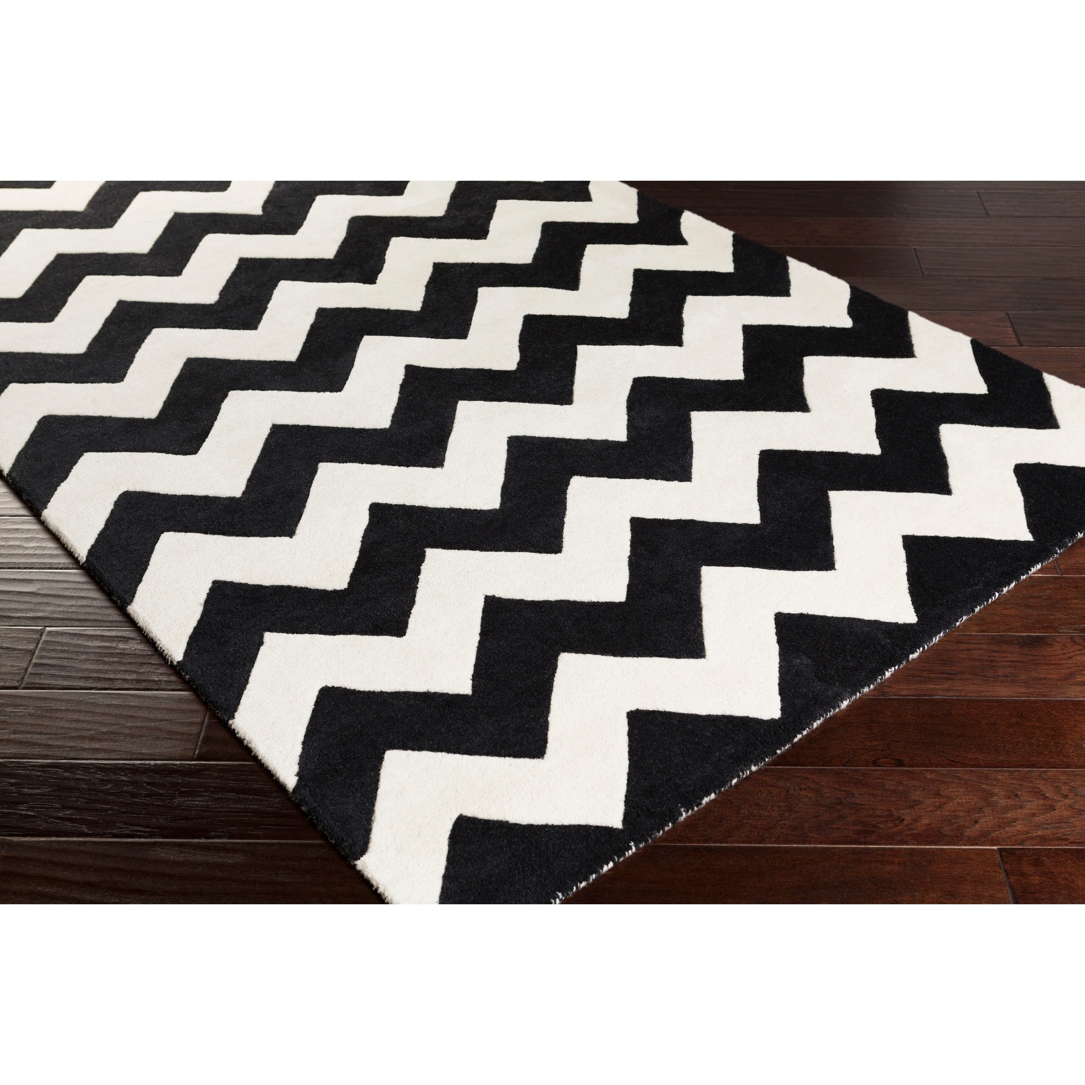 Hand-Tufted Luci Chevron Wool Rug