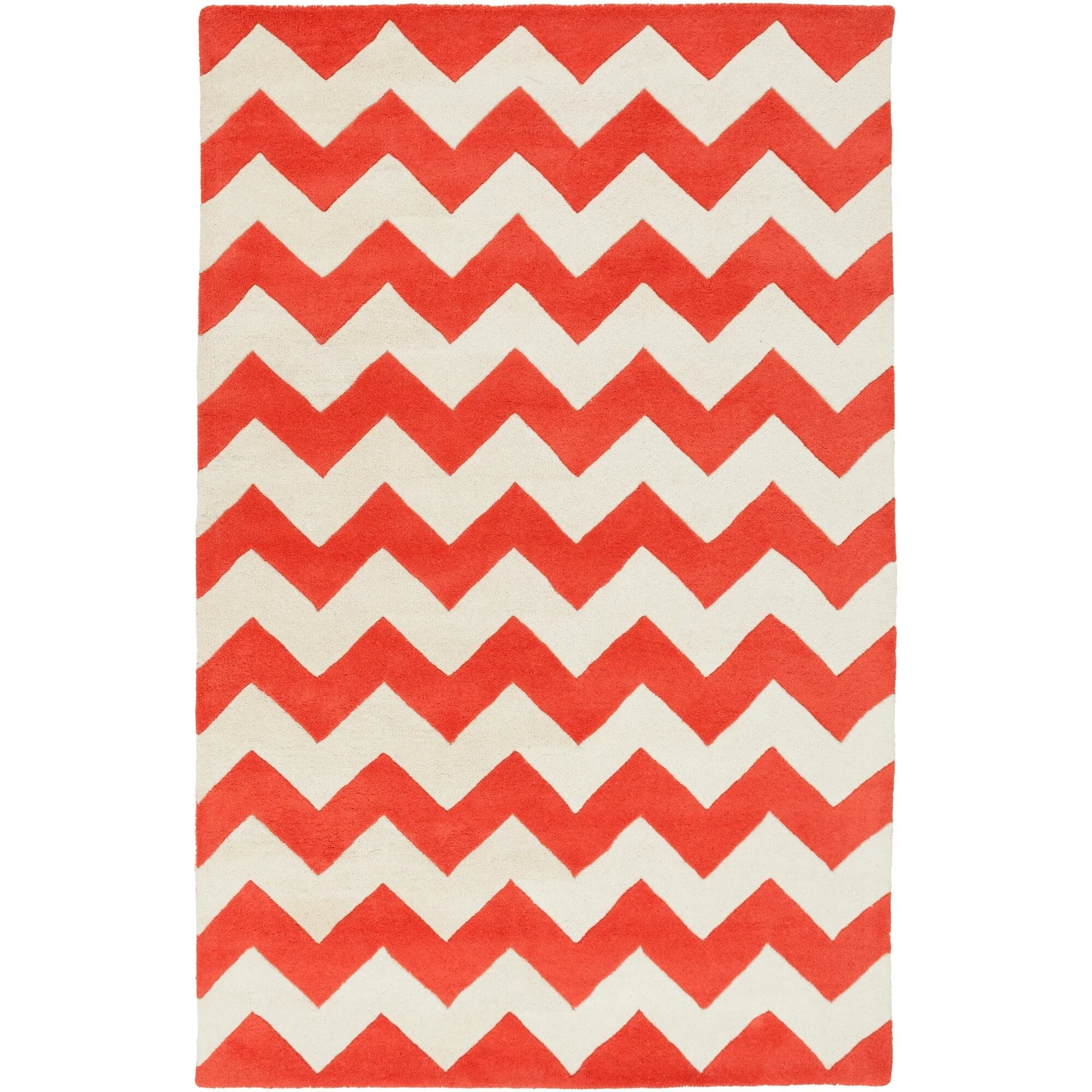 Hand-Tufted Luci Chevron Wool Rug