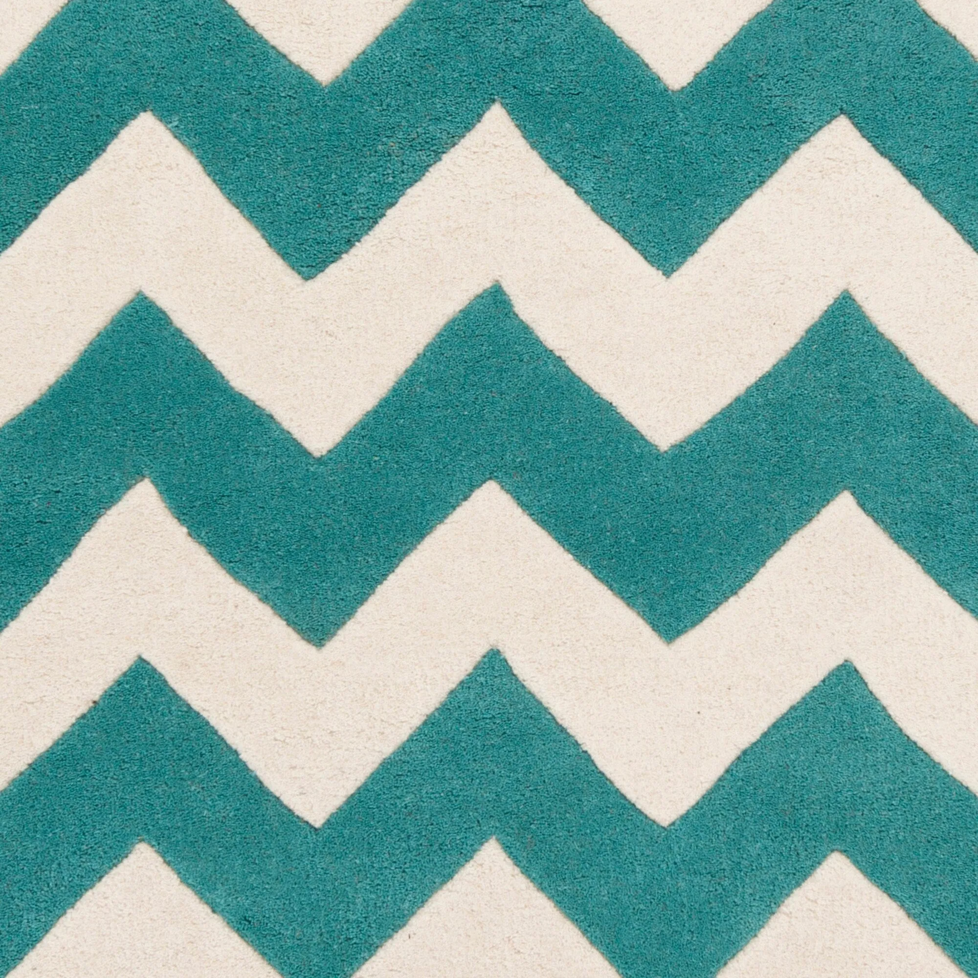 Hand-Tufted Luci Chevron Wool Rug