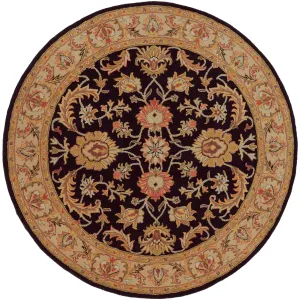 Hand-Tufted Ollie Traditional Border Rug