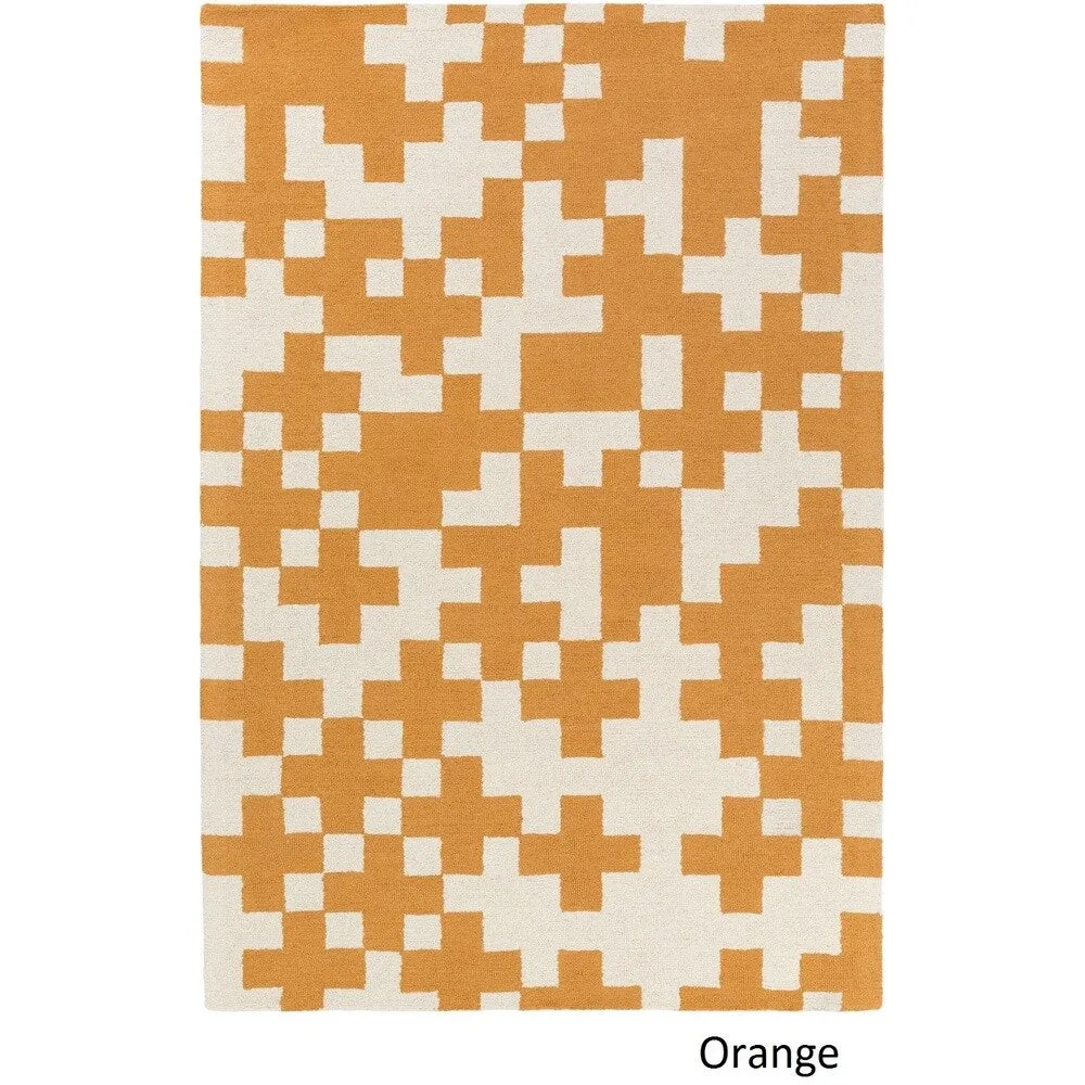 Hand-Tufted Pole Wool Rug