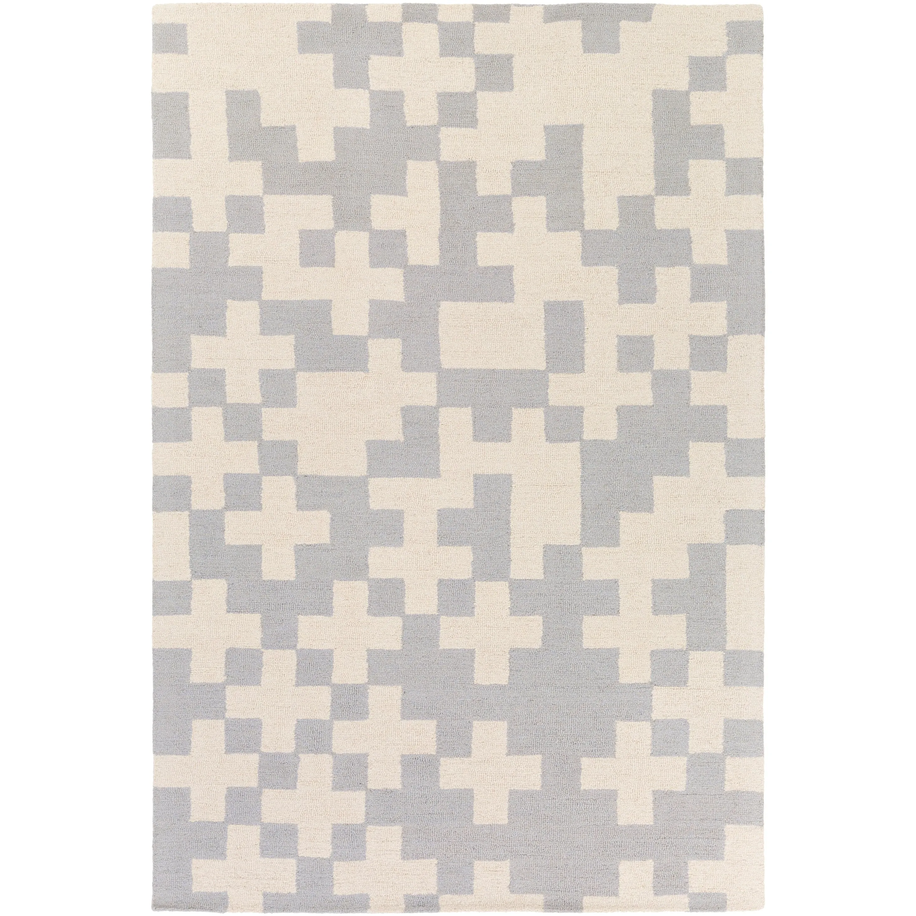 Hand-Tufted Pole Wool Rug