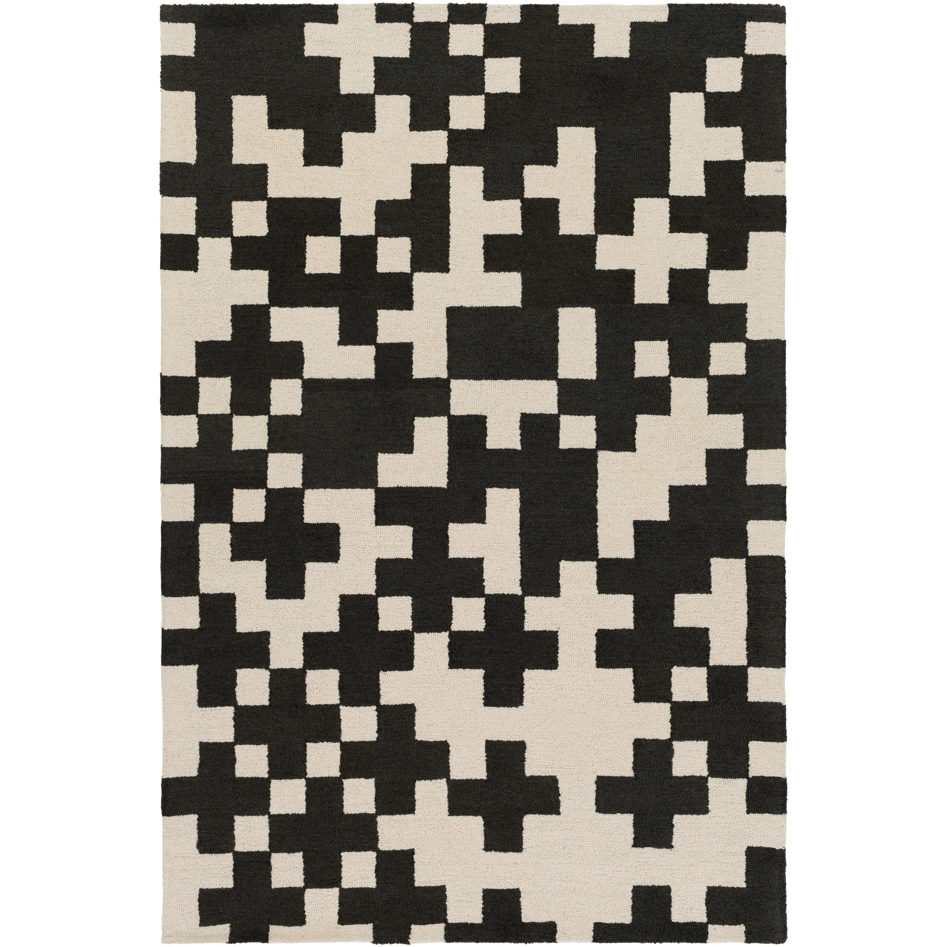 Hand-Tufted Pole Wool Rug