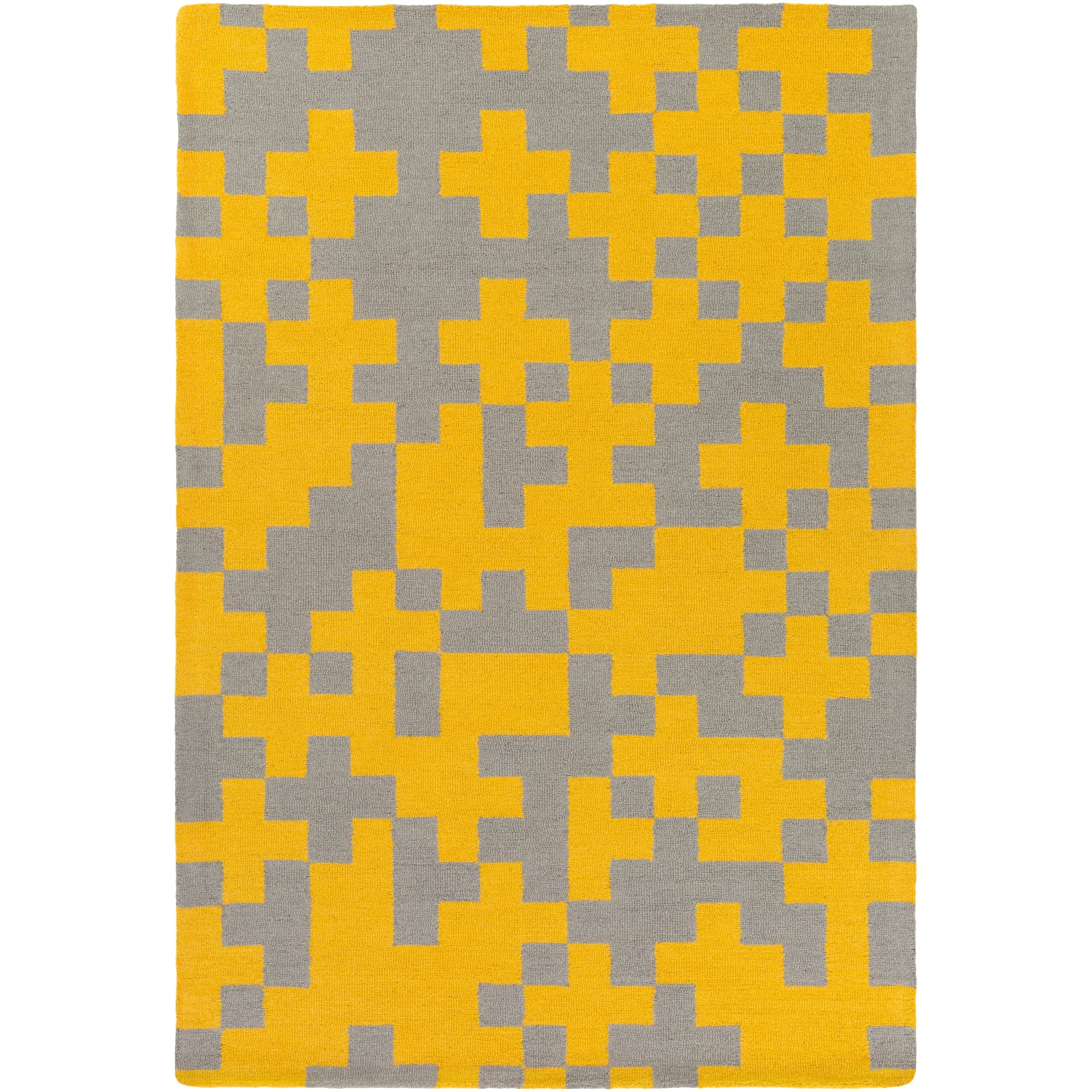 Hand-Tufted Pole Wool Rug