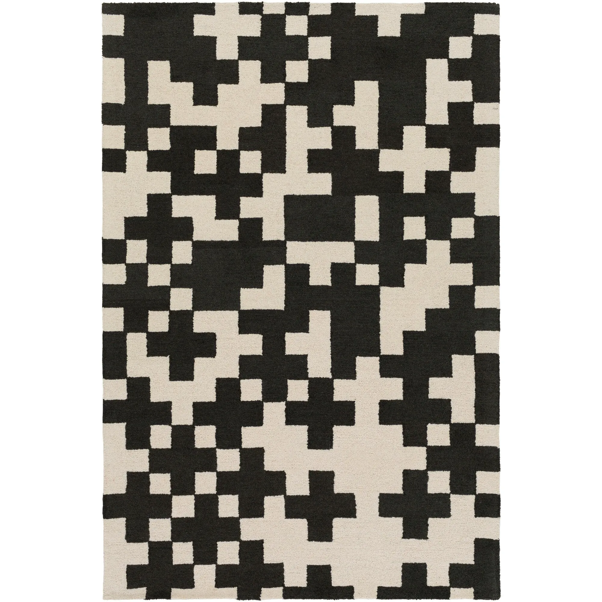 Hand-Tufted Pole Wool Rug