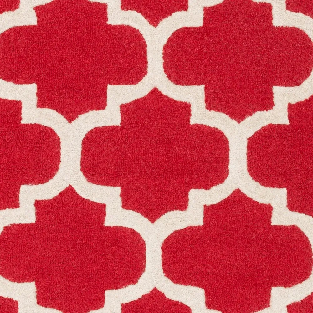 Hand-Tufted Till Moroccan Trellis Wool Rug - 9' x 13'