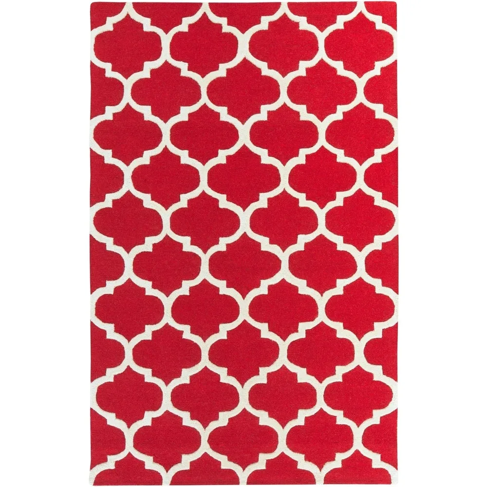 Hand-Tufted Till Moroccan Trellis Wool Rug - 9' x 13'