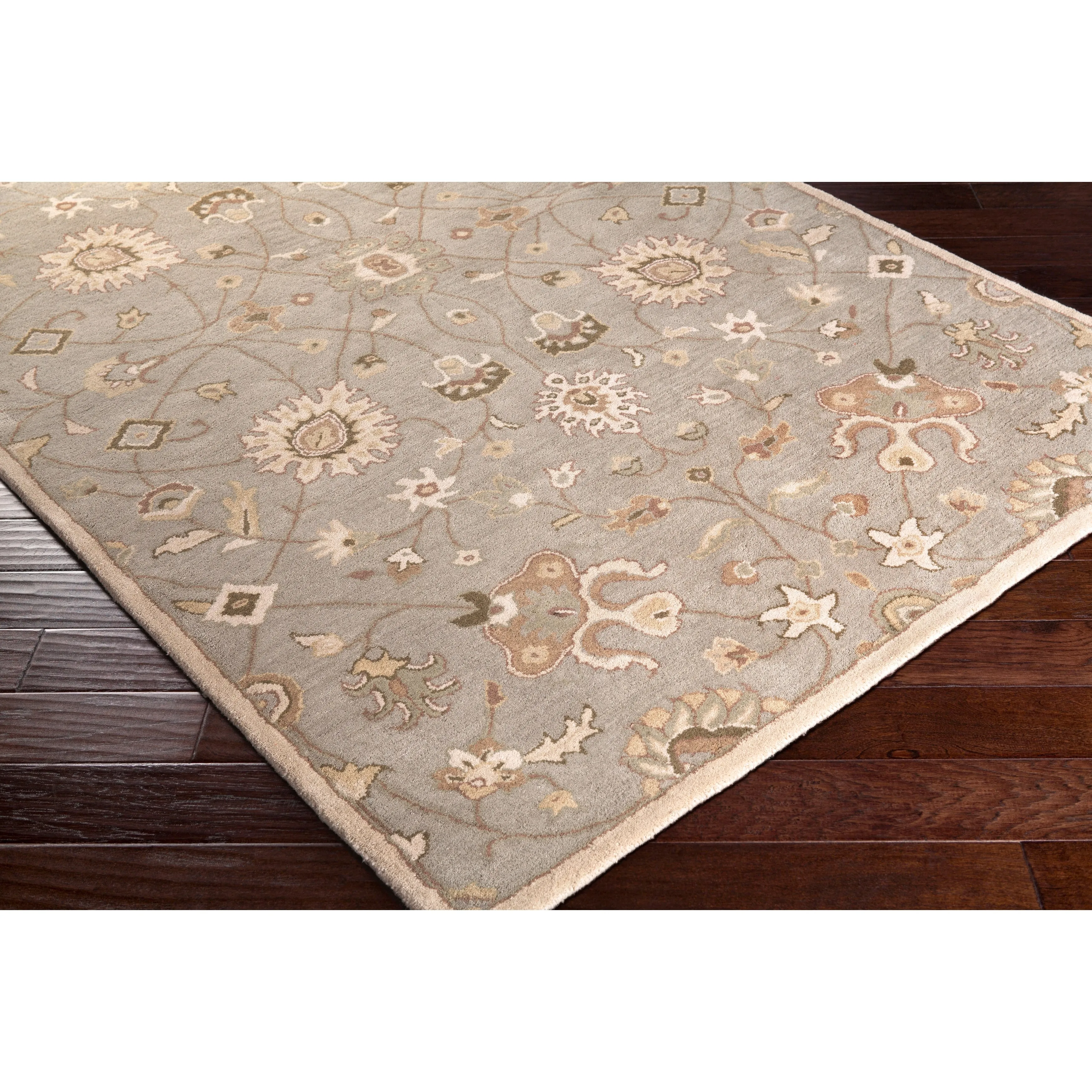 Hand-tufted Trey Traditional Wool Area Rug