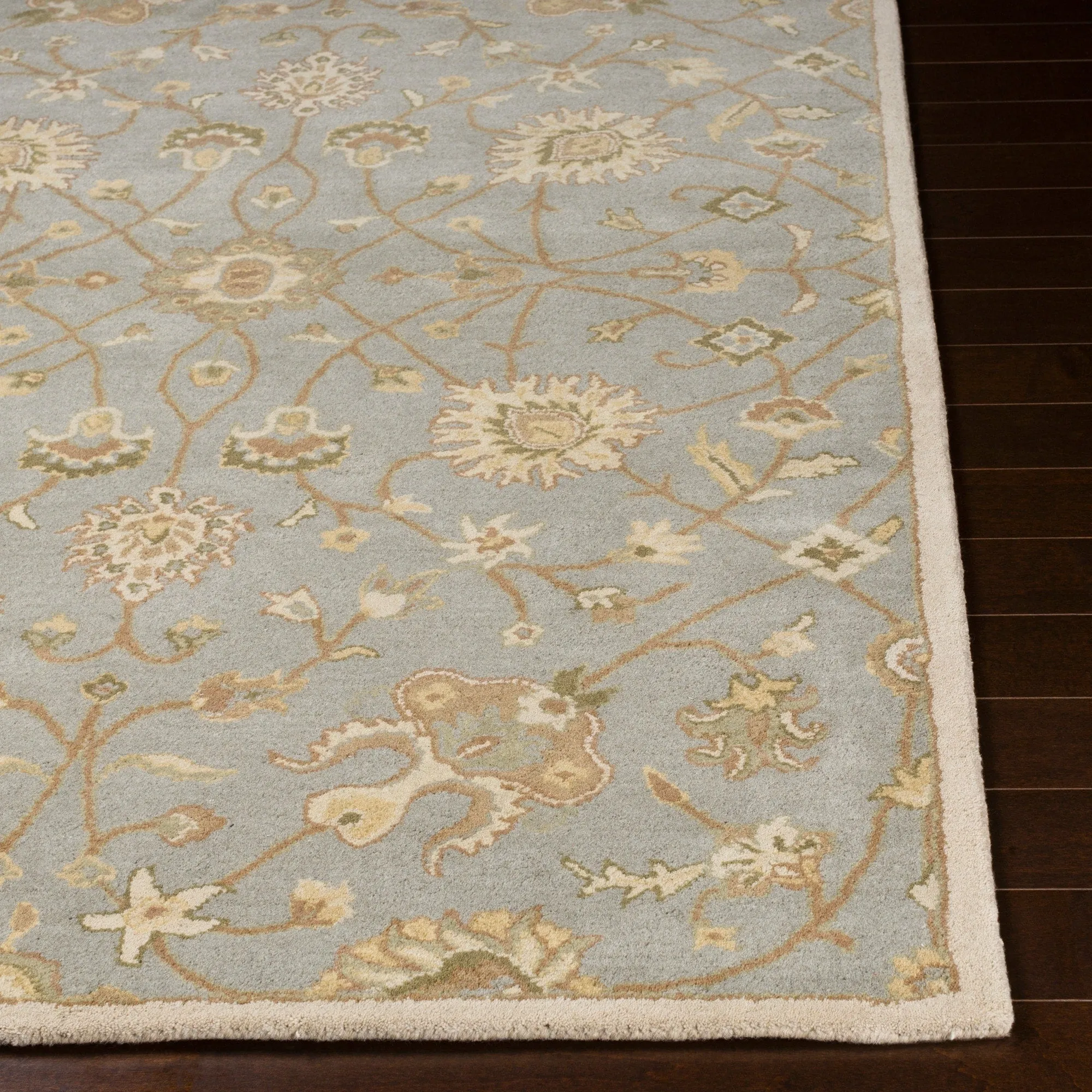 Hand-tufted Trey Traditional Wool Area Rug