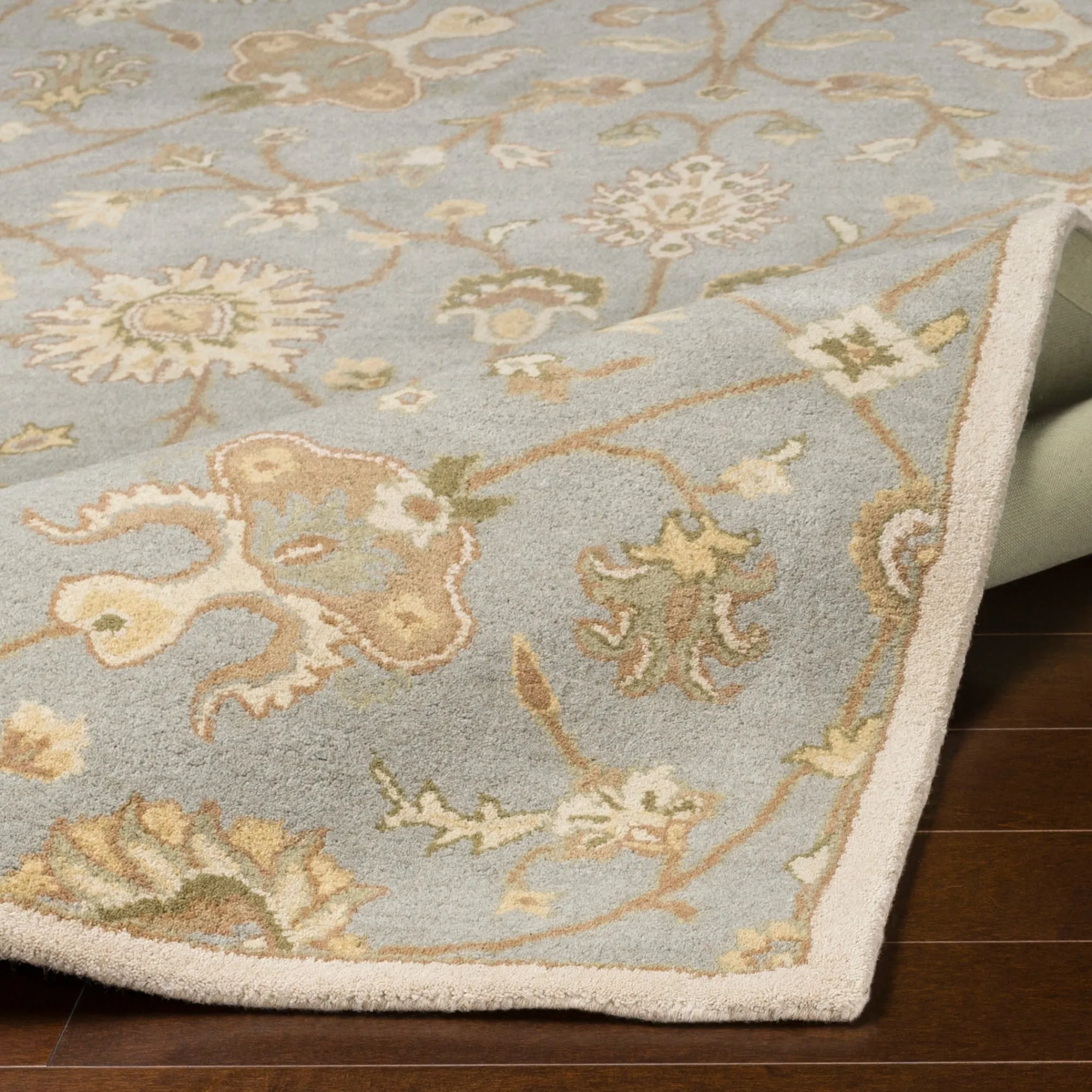 Hand-tufted Trey Traditional Wool Area Rug