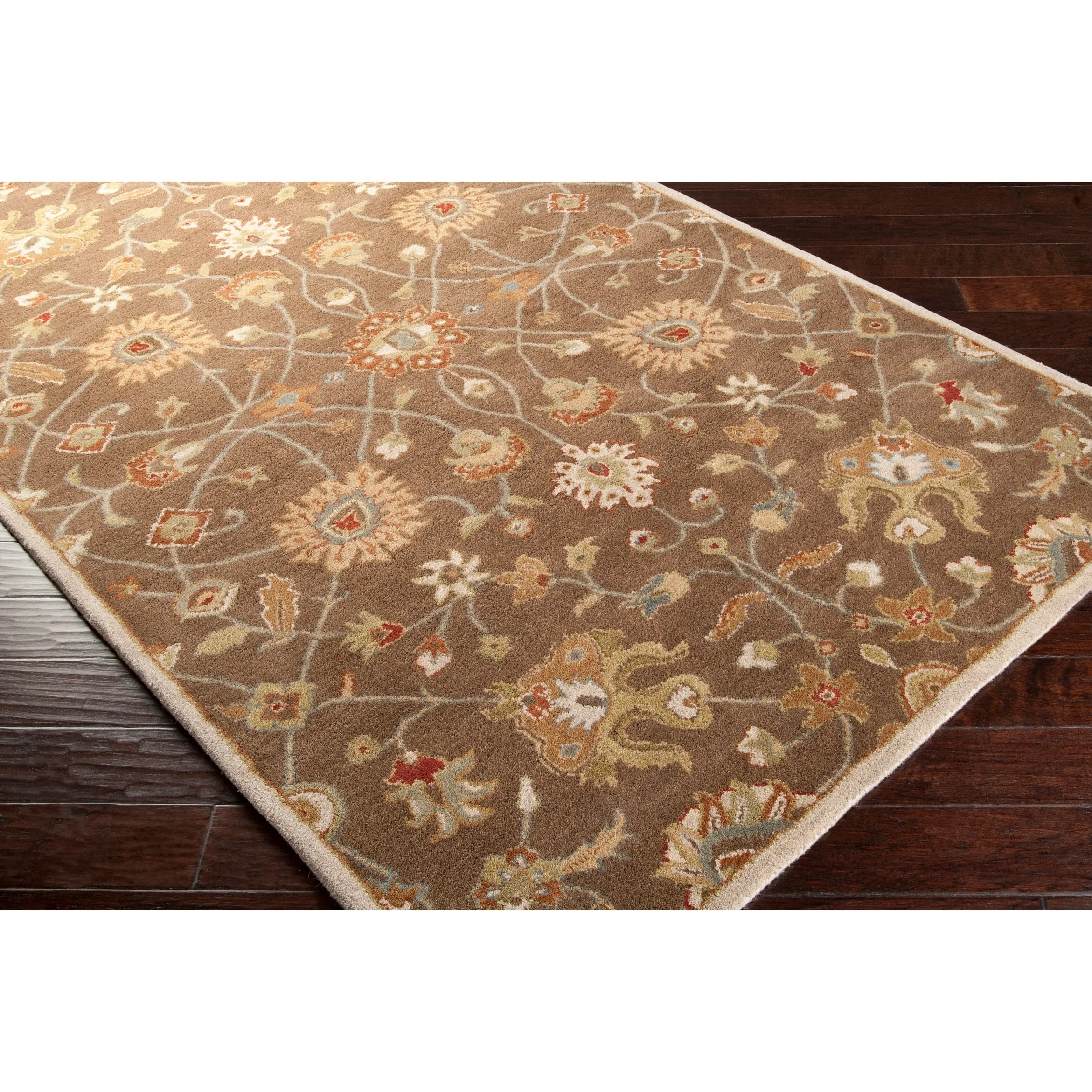Hand-tufted Trey Traditional Wool Area Rug