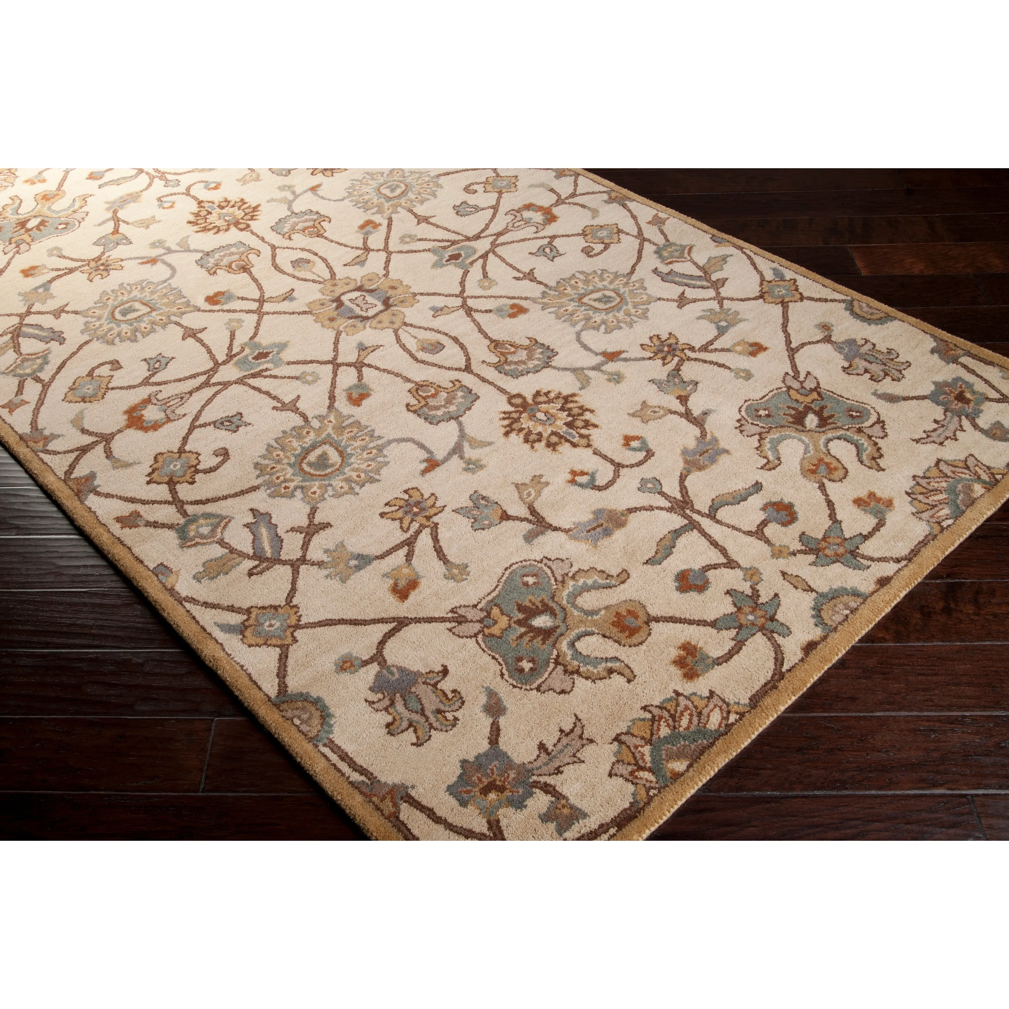 Hand-tufted Trey Traditional Wool Area Rug